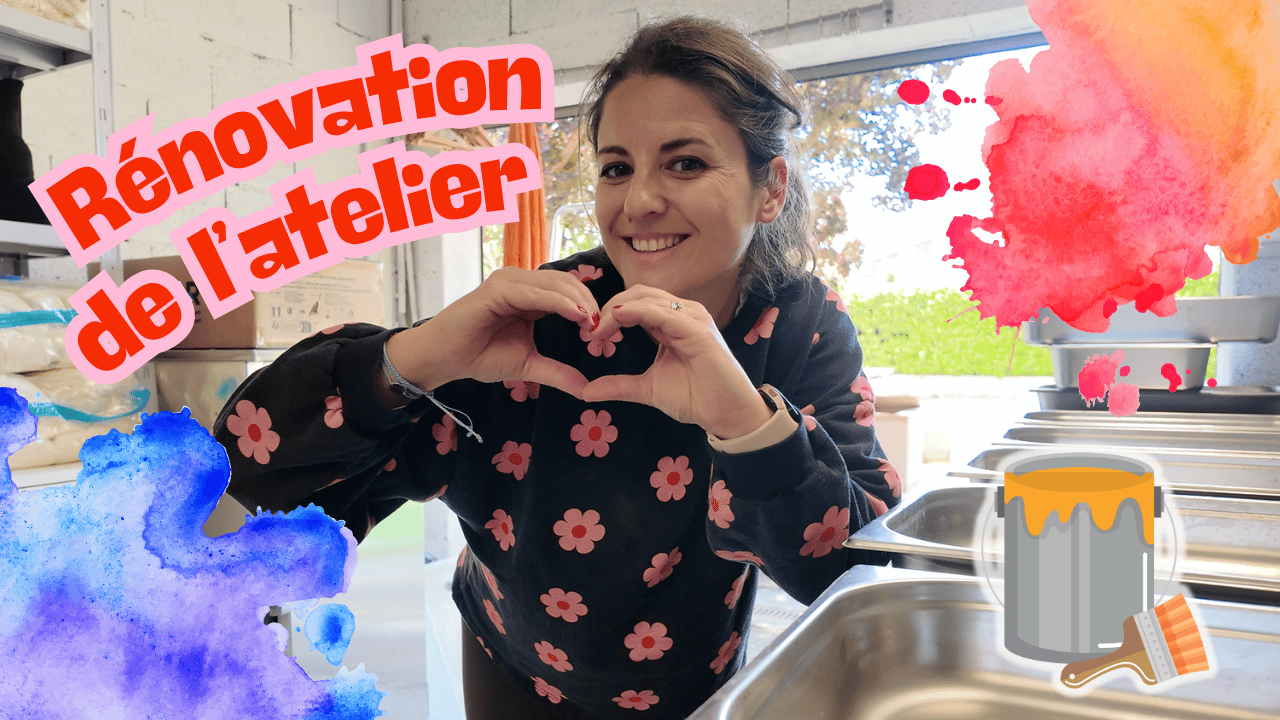 Rénovation de l'atelier de teinture !