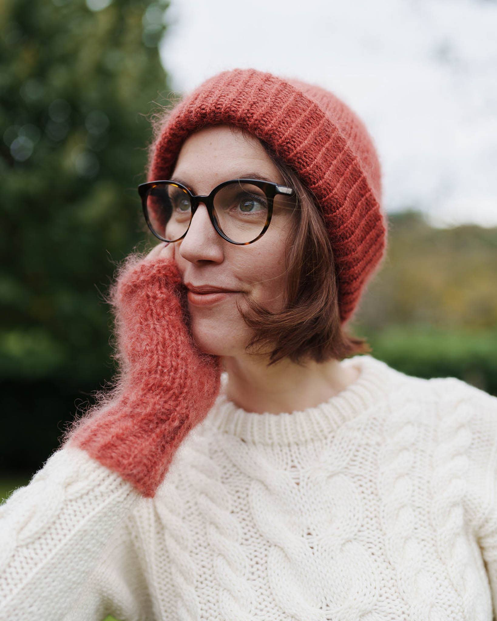 Patron de tricot - Bonnet et Mitaines Effie