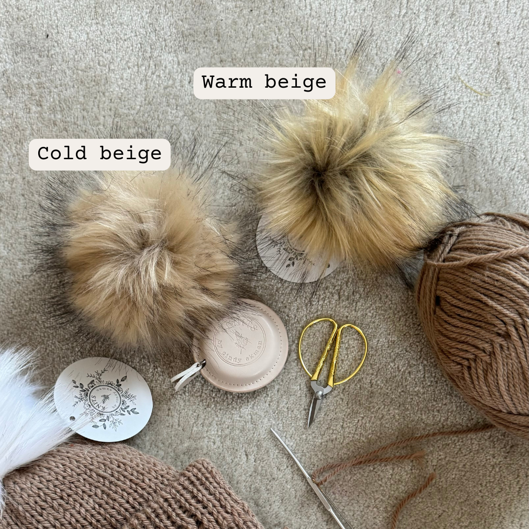 Pompon en fausse fourrure