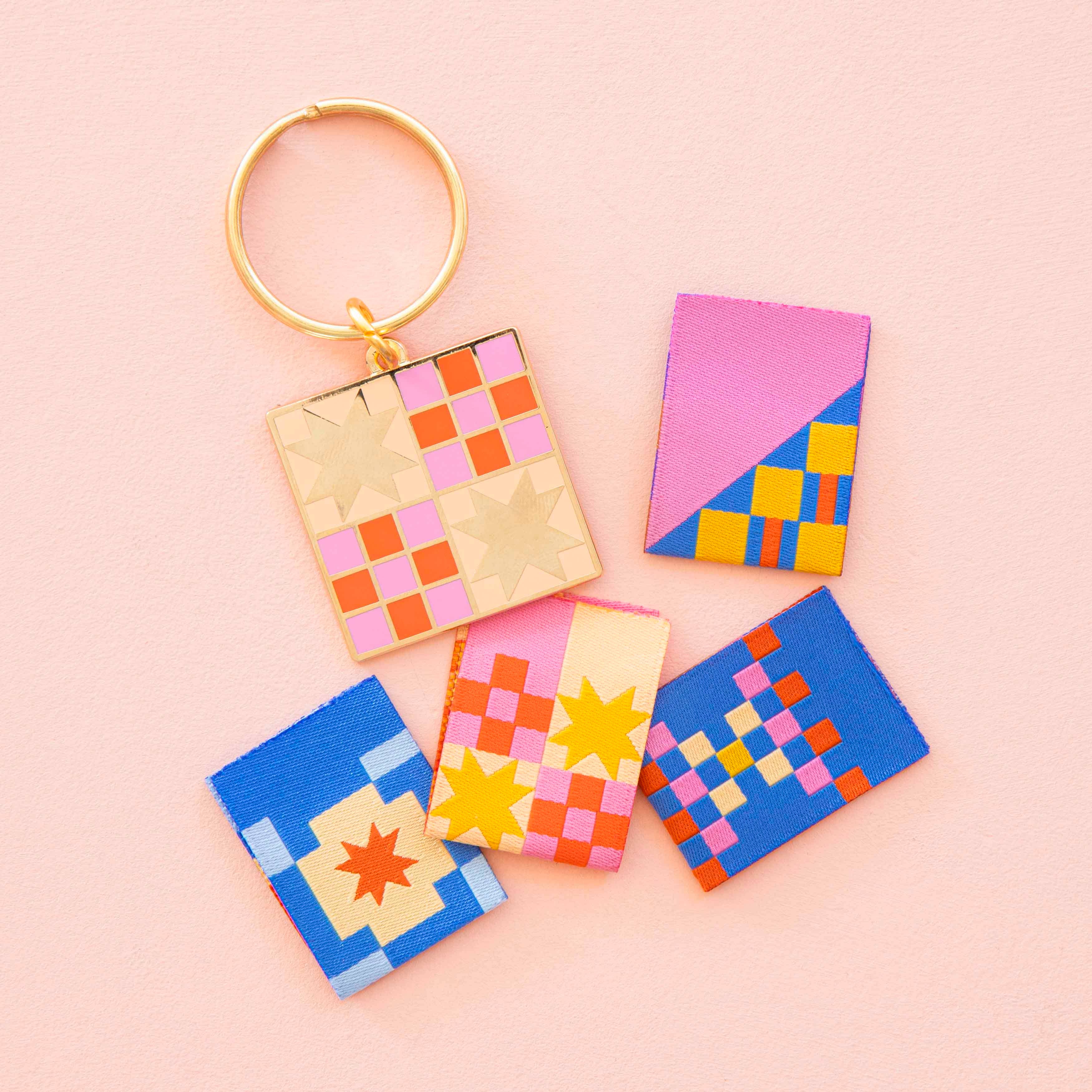 Glow Quilt Porte-clés