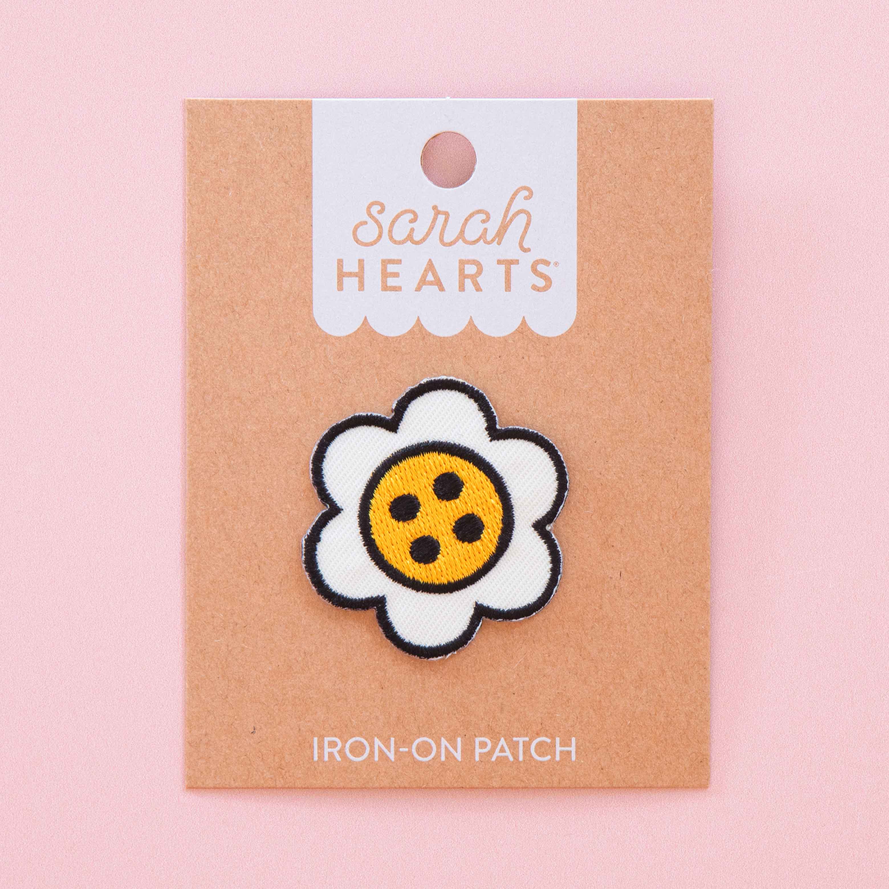 Patch thermocollant bouton marguerite