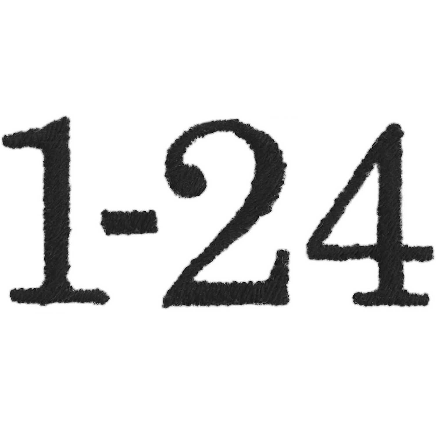 Kit broderie - Numéros