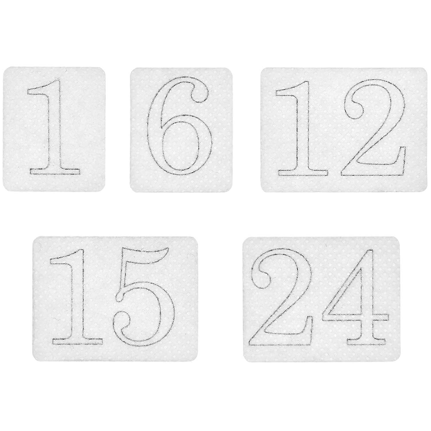 Kit broderie - Numéros