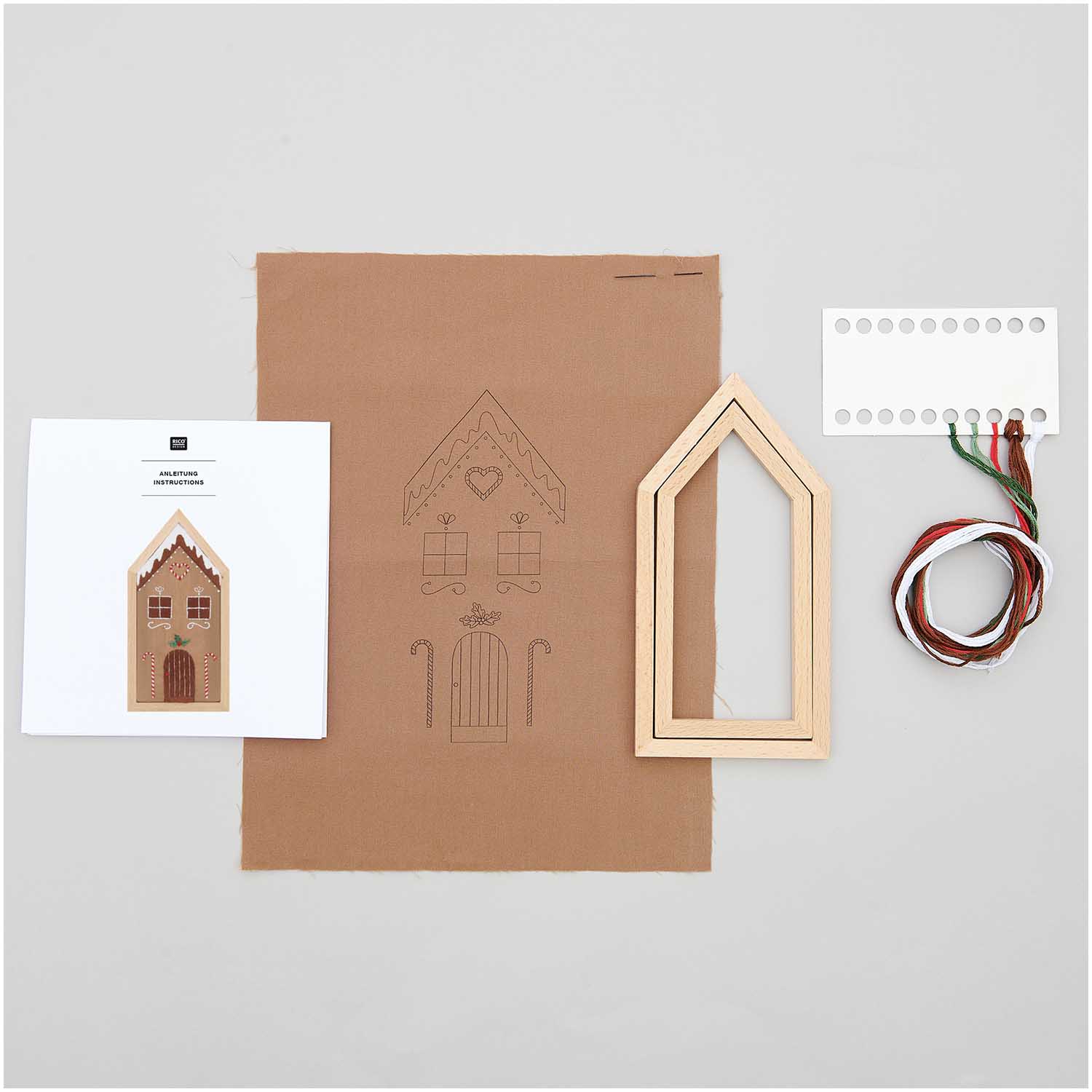 Kit broderie - Maison en pain d'épice