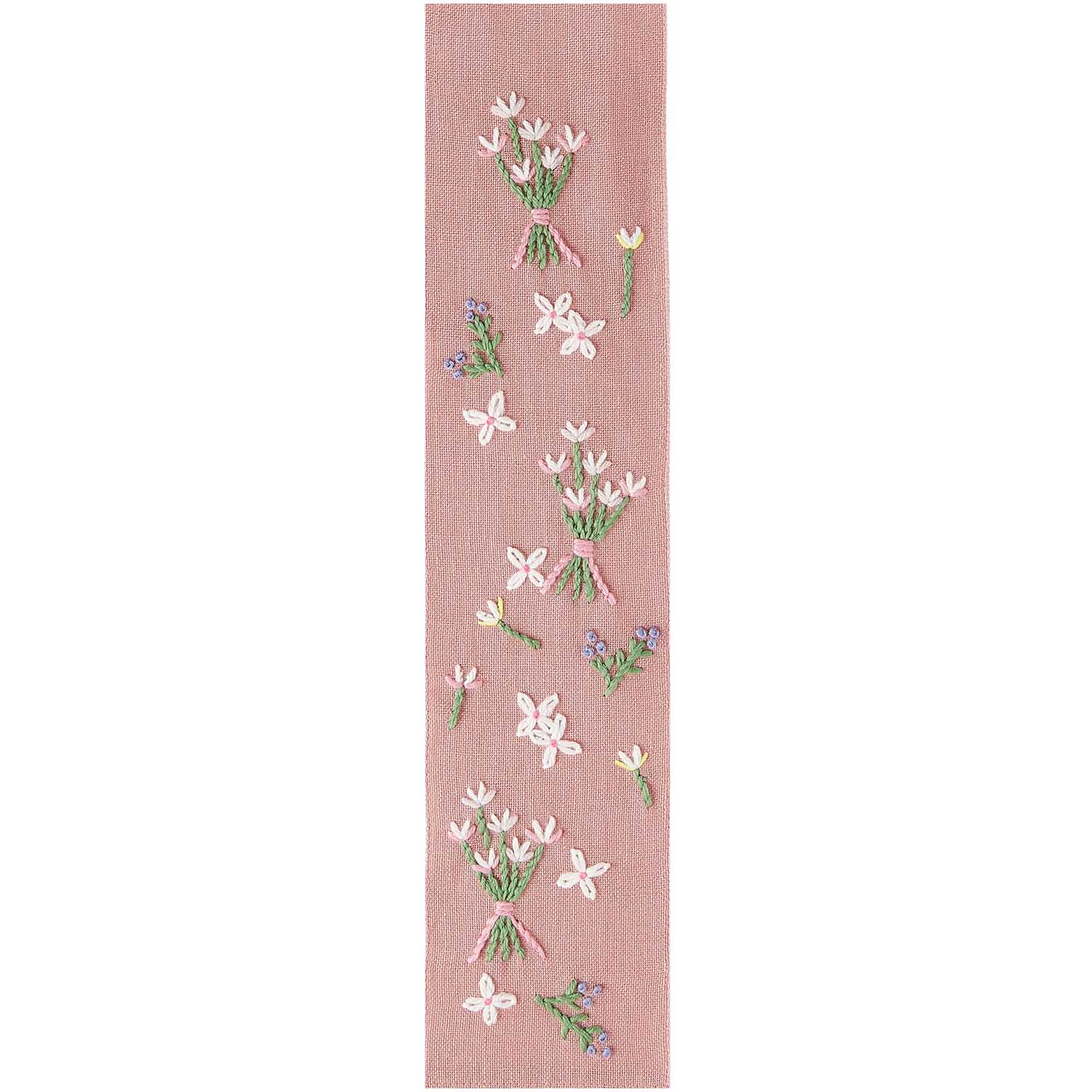 Kit broderie - Ruban Fleurs de printemps