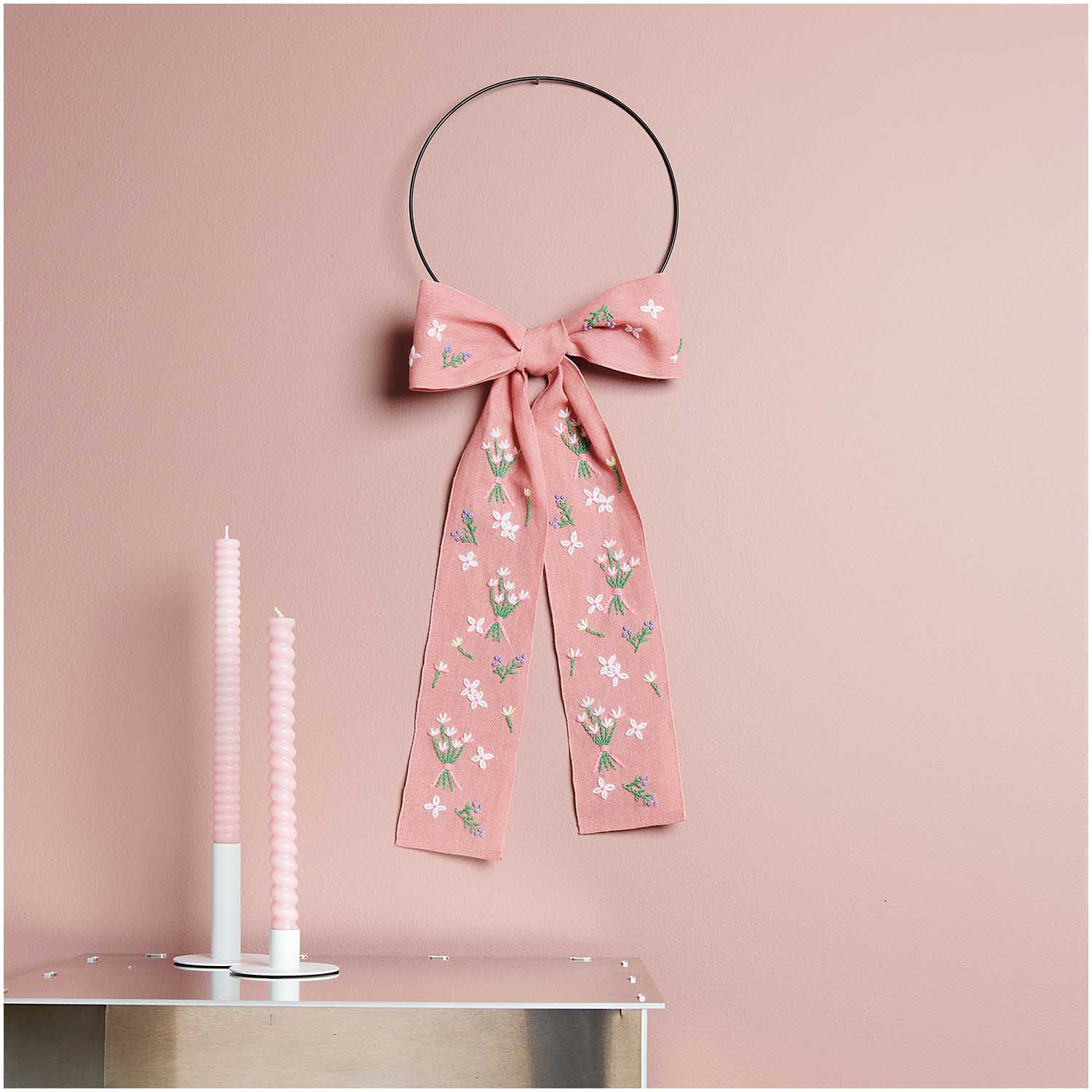 Kit broderie - Ruban Fleurs de printemps