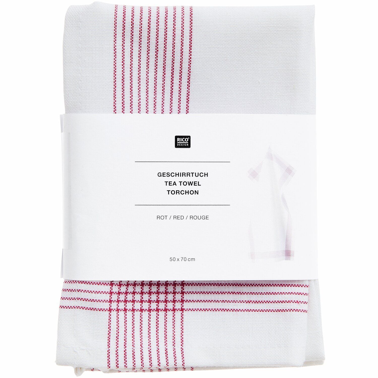 Torchon 100%, à broder