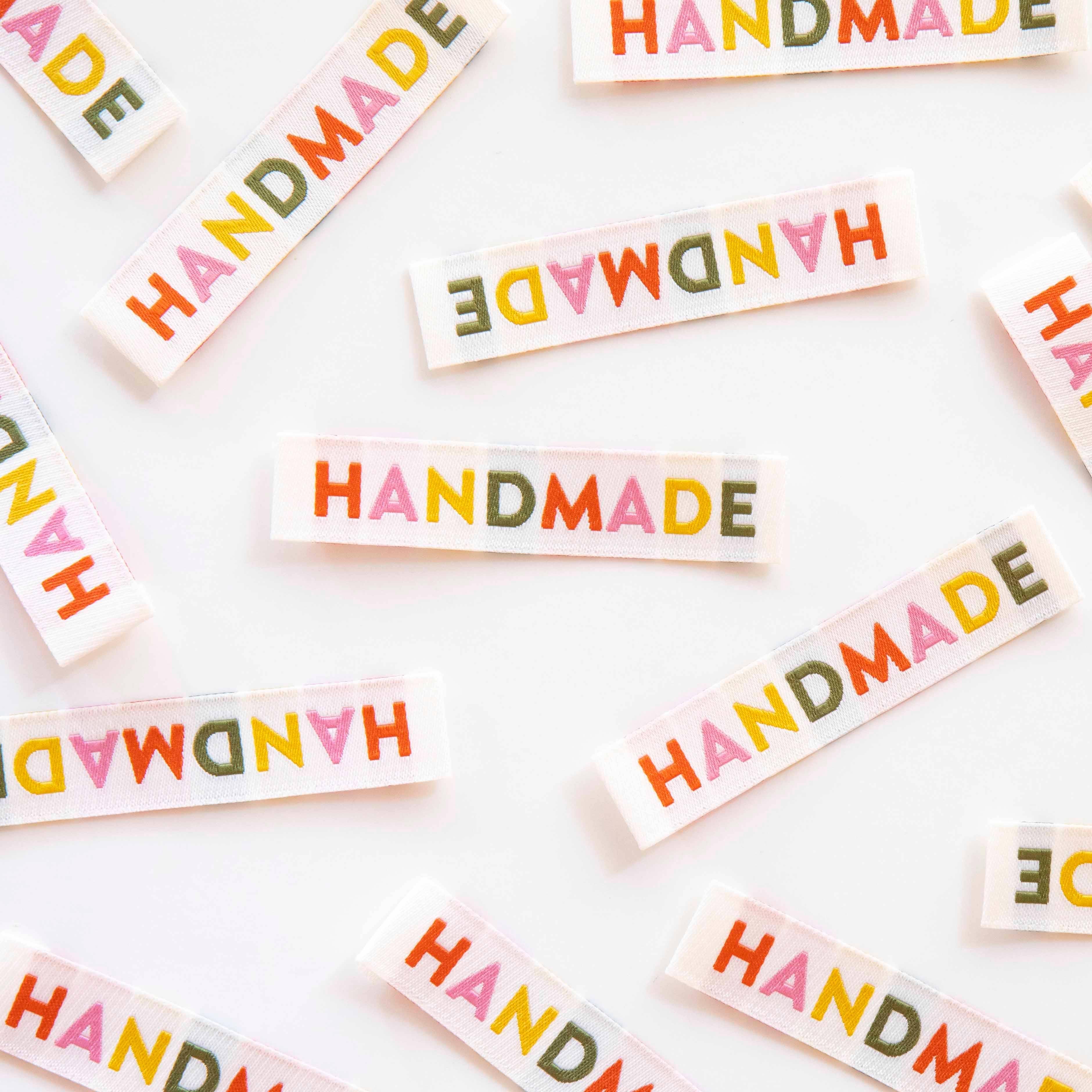 Étiquettes tissées - Handmade