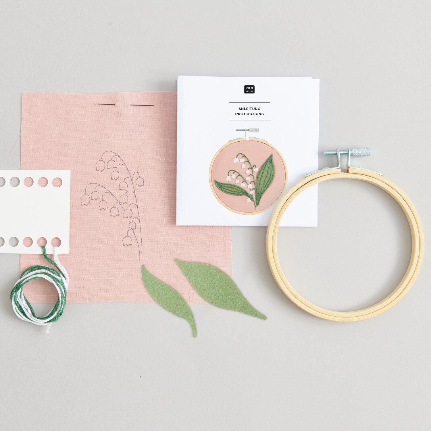 Kit broderie - Muguet 10 cm