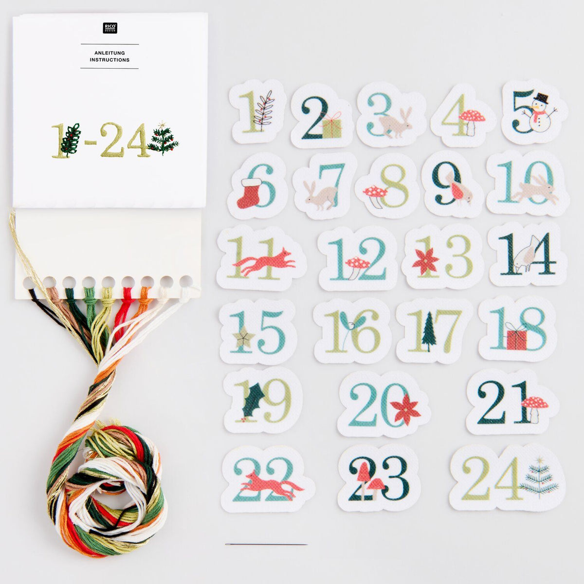 Stick and Stitch Calendrier de l'Avent 2026 - broderie en patchs