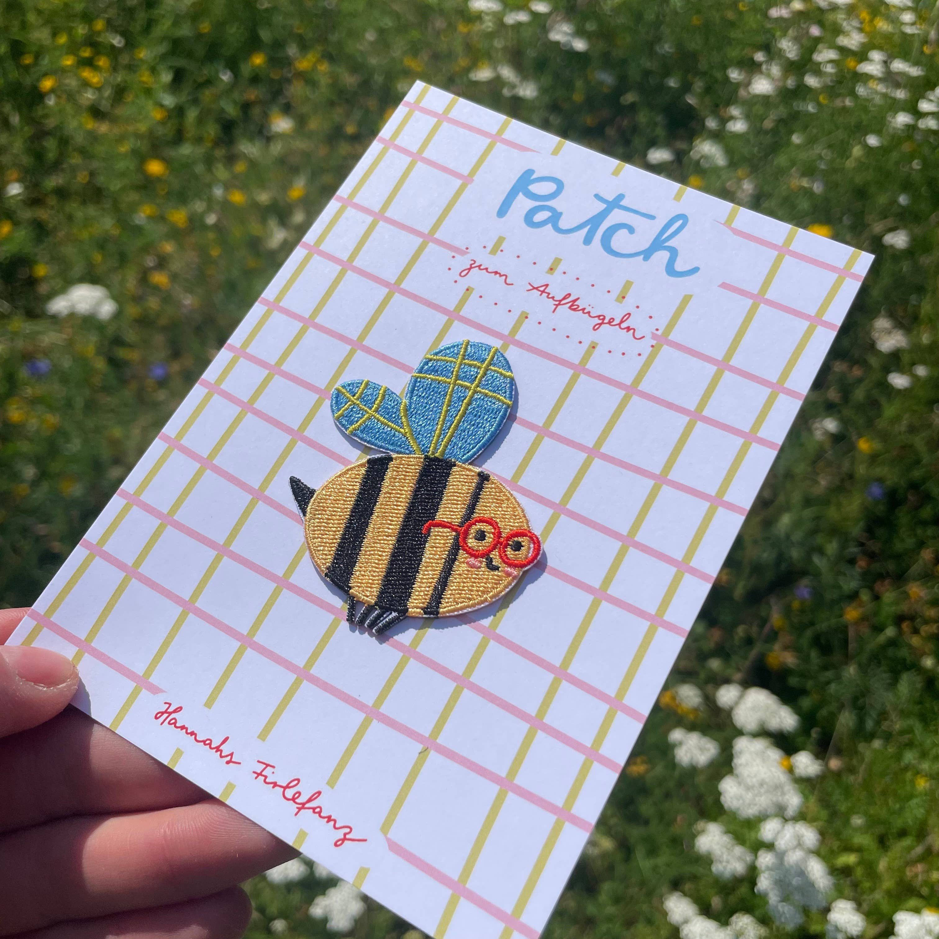 Abeille – Écusson thermocollant