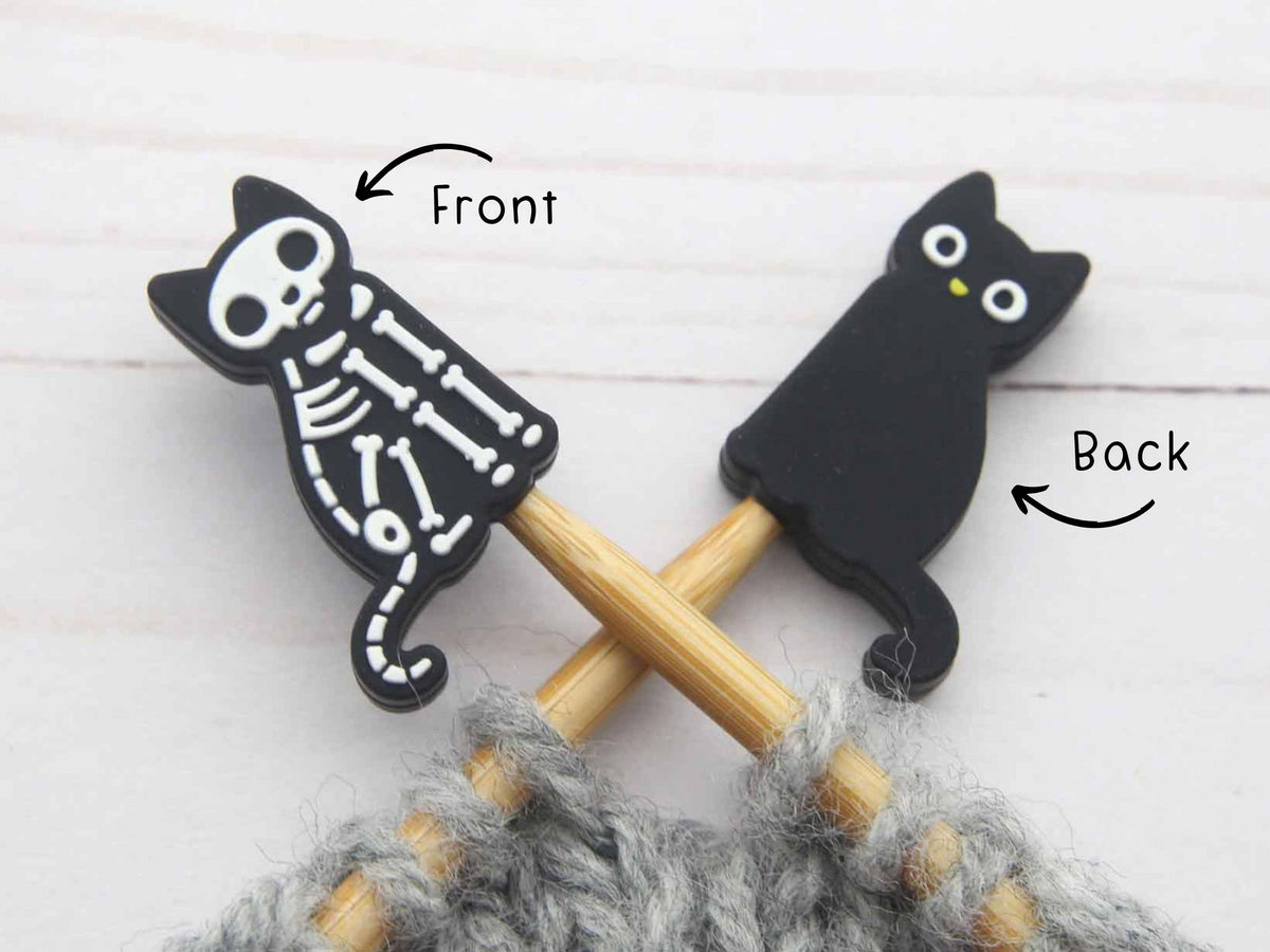 Chat squelette | Bouchons d'aiguilles