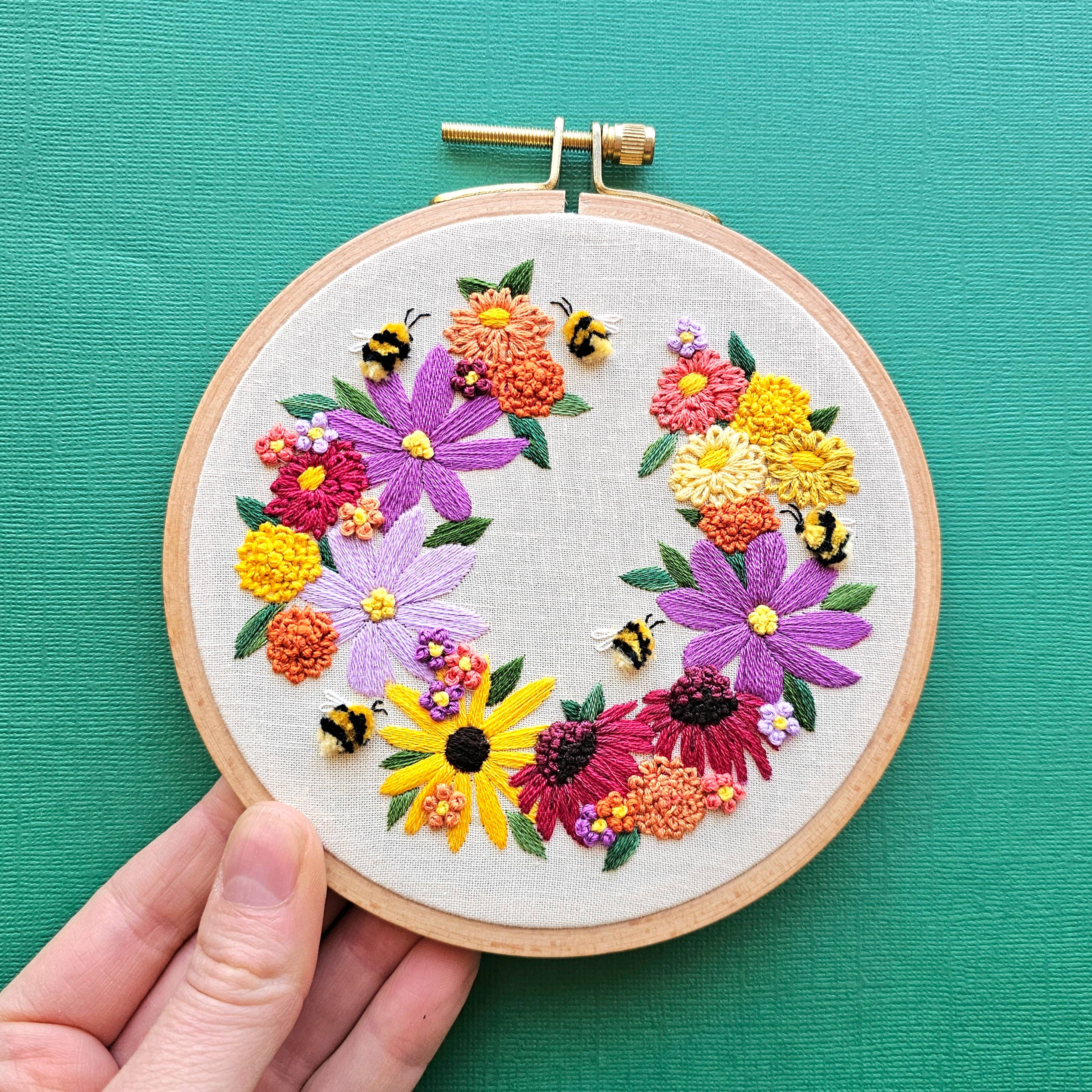 Kit de Broderie Bouquet de Bourdon