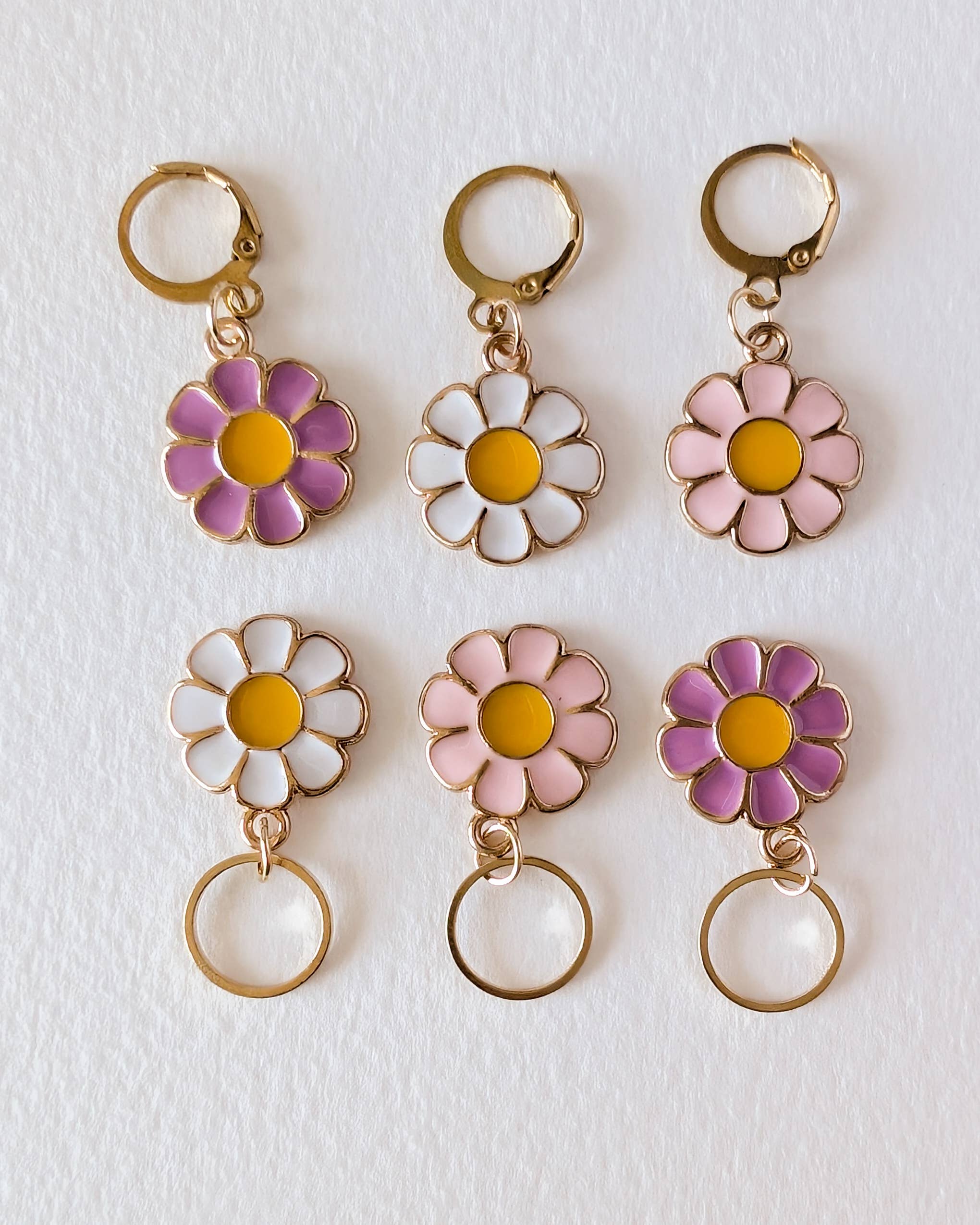 Marguerites #3 - Mix anneaux fermés et amovibles
