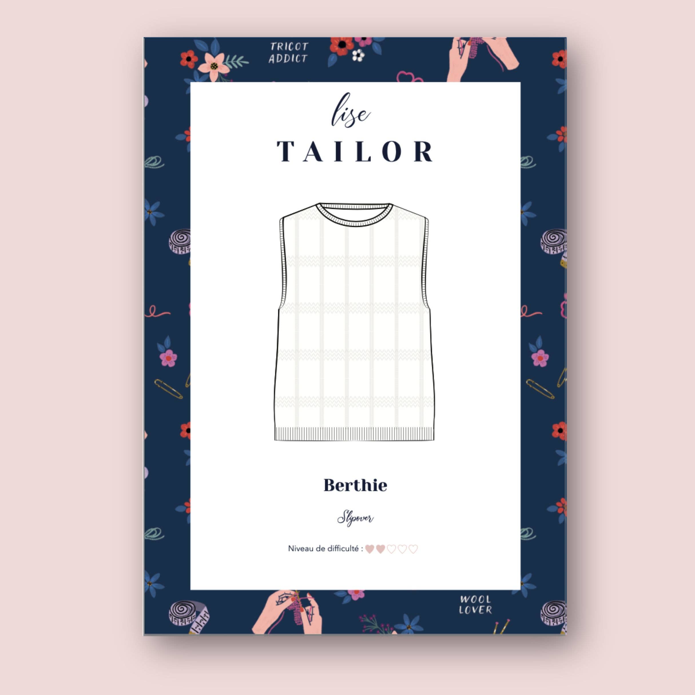 Patron de tricot - Slipover Berthie