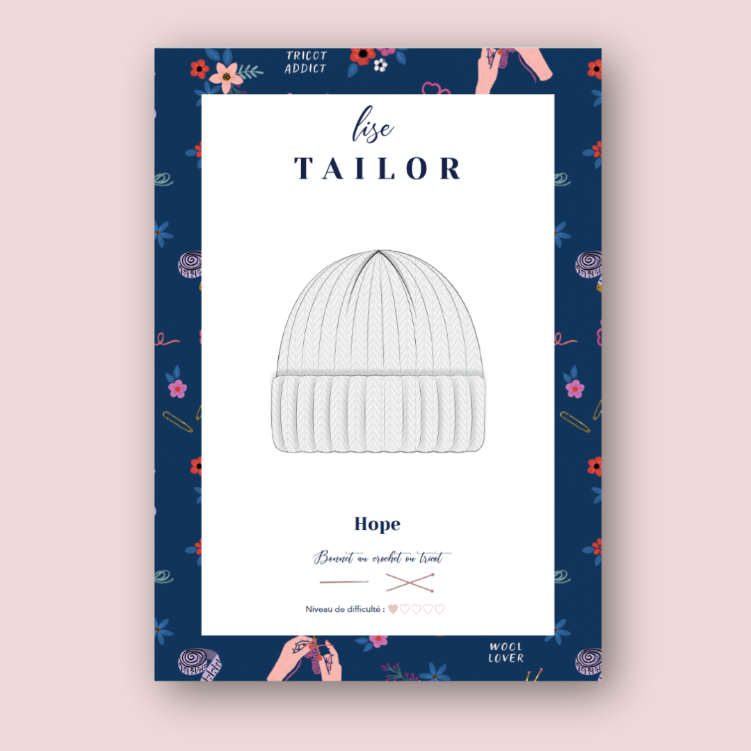 Patron de tricot - Bonnet Hope