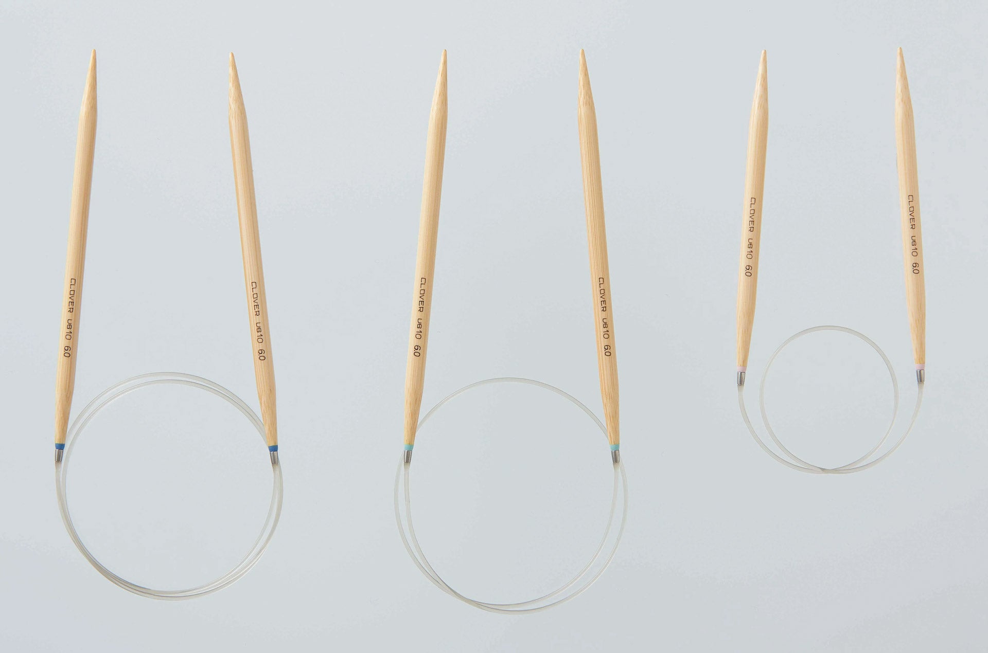 Aiguilles circulaires fixes Bambou