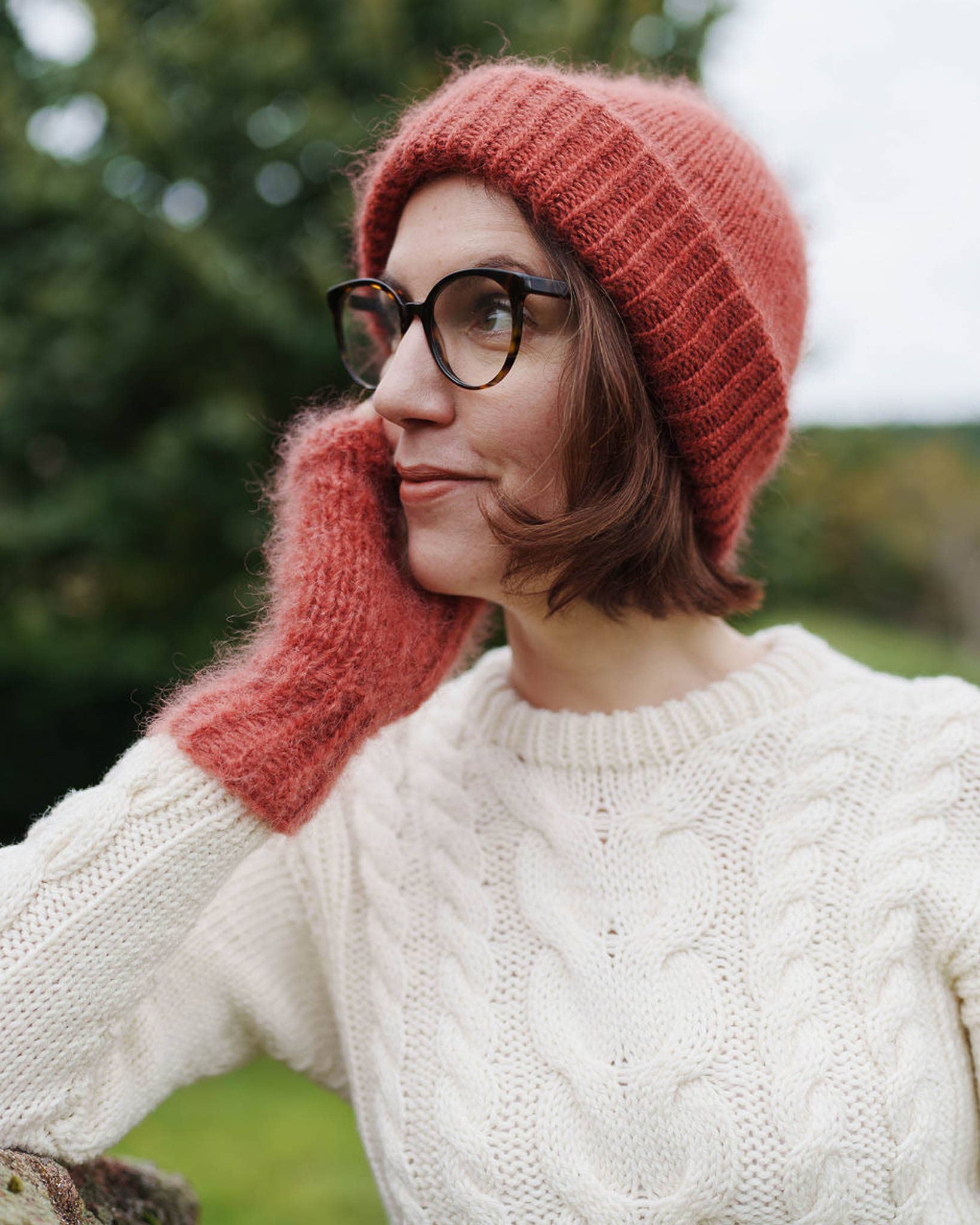 Patron de tricot - Bonnet et Mitaines Effie