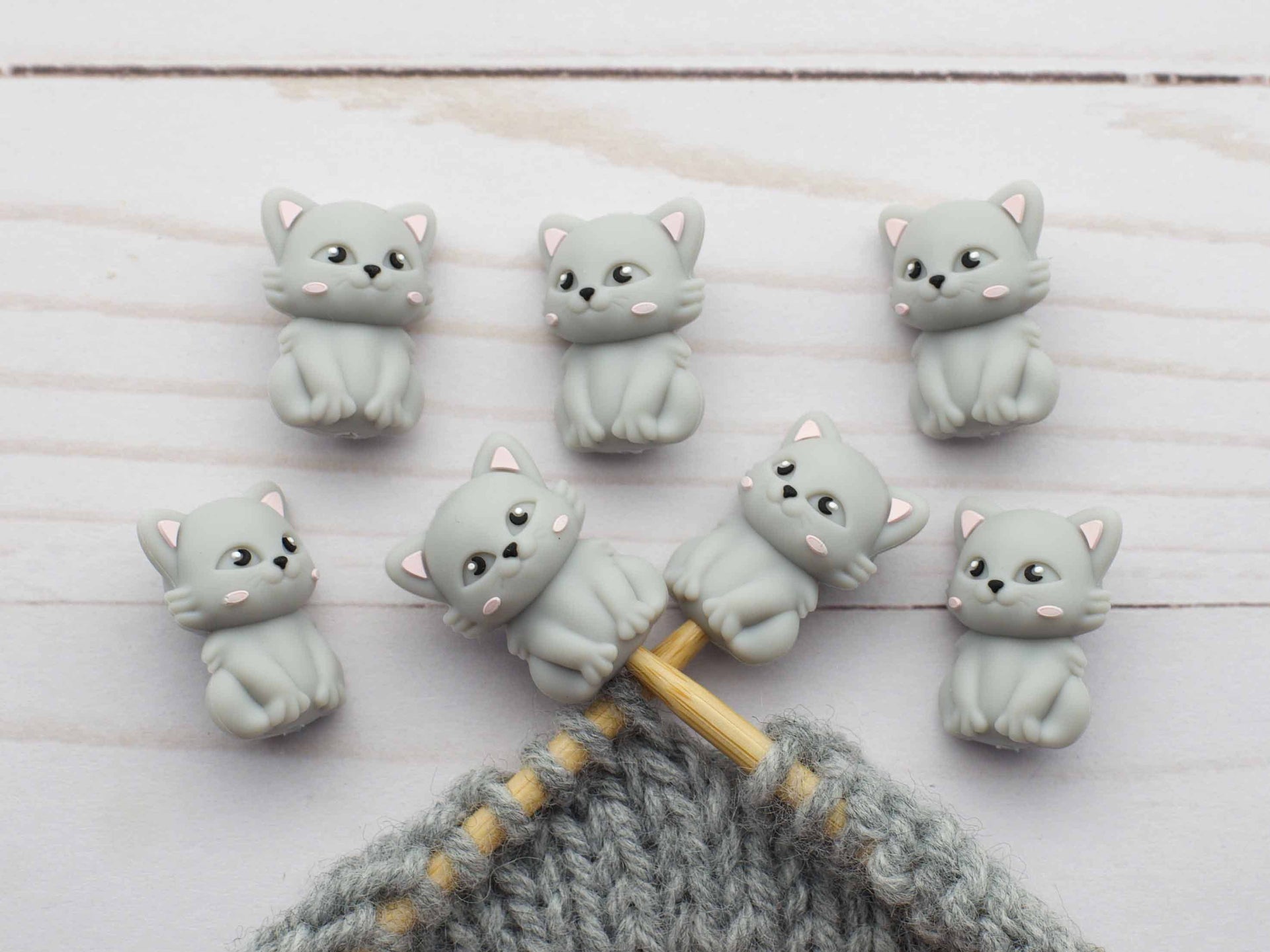 Chat Gris | Bouchons d'aiguilles