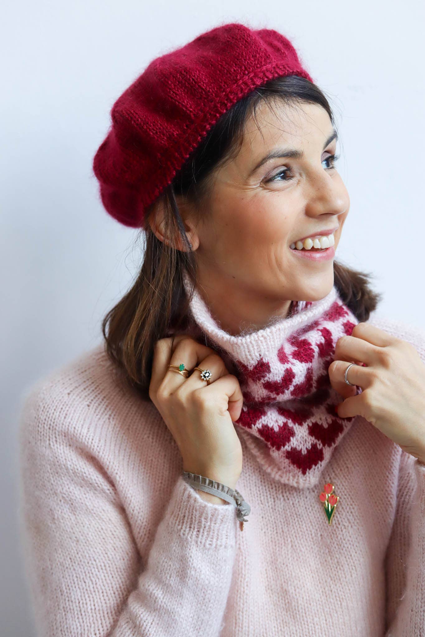 Patron de tricot - Snood Amour