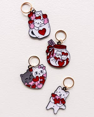 Chats coeur #3 - Anneaux marqueurs