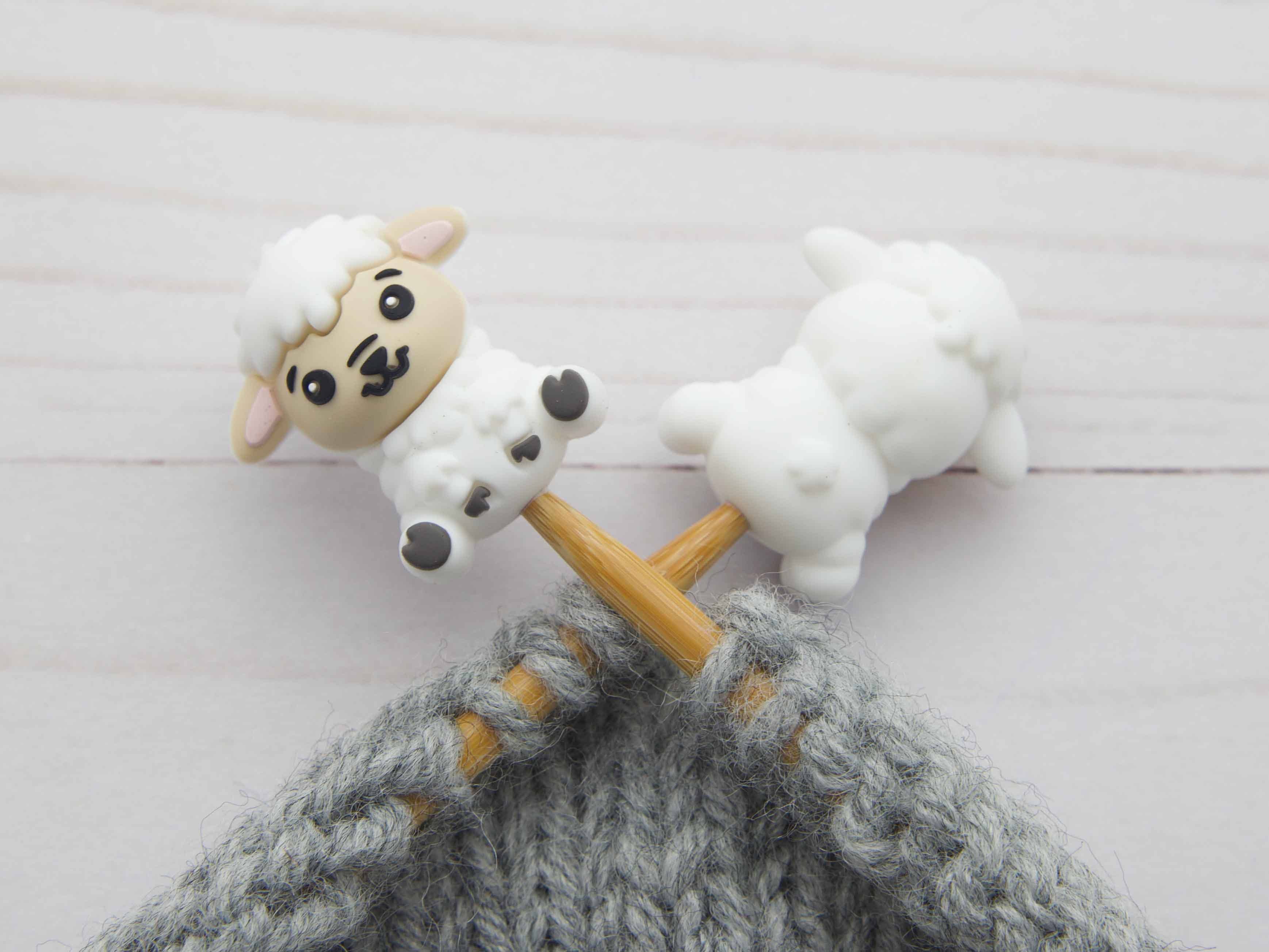 Petit mouton blanc | Bouchons d'aiguilles