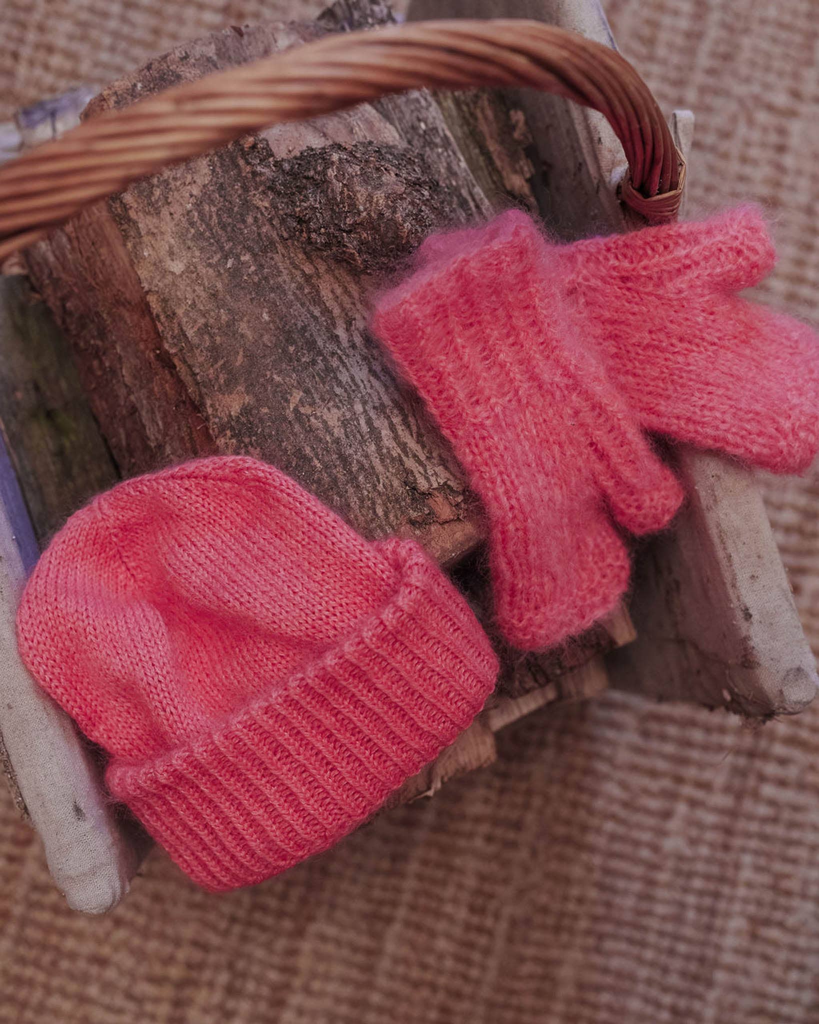 Patron de tricot - Bonnet et Mitaines Effie