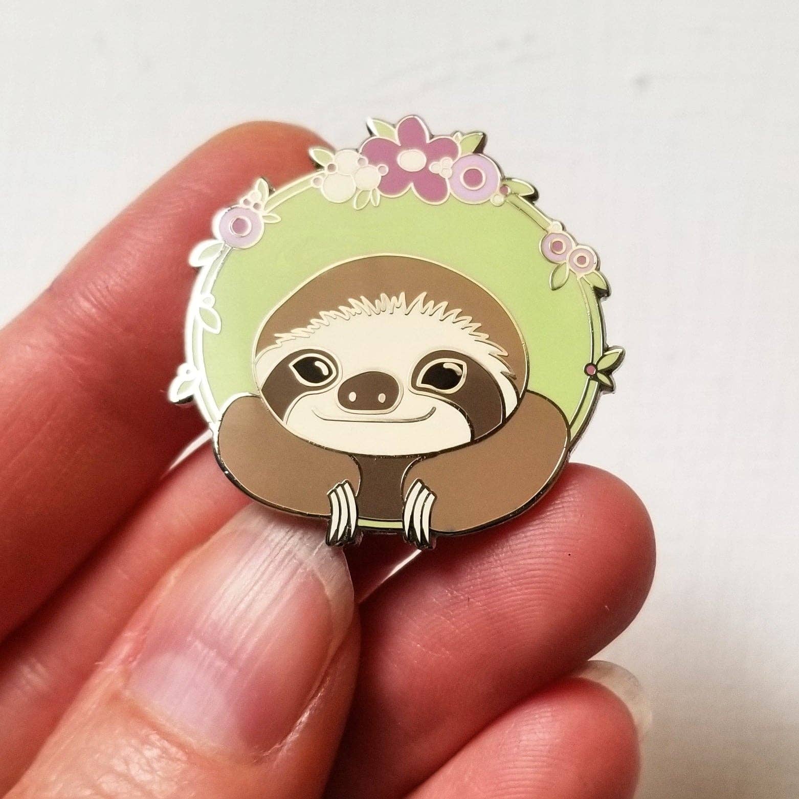 Porte-aiguille aimanté Happy Sloth