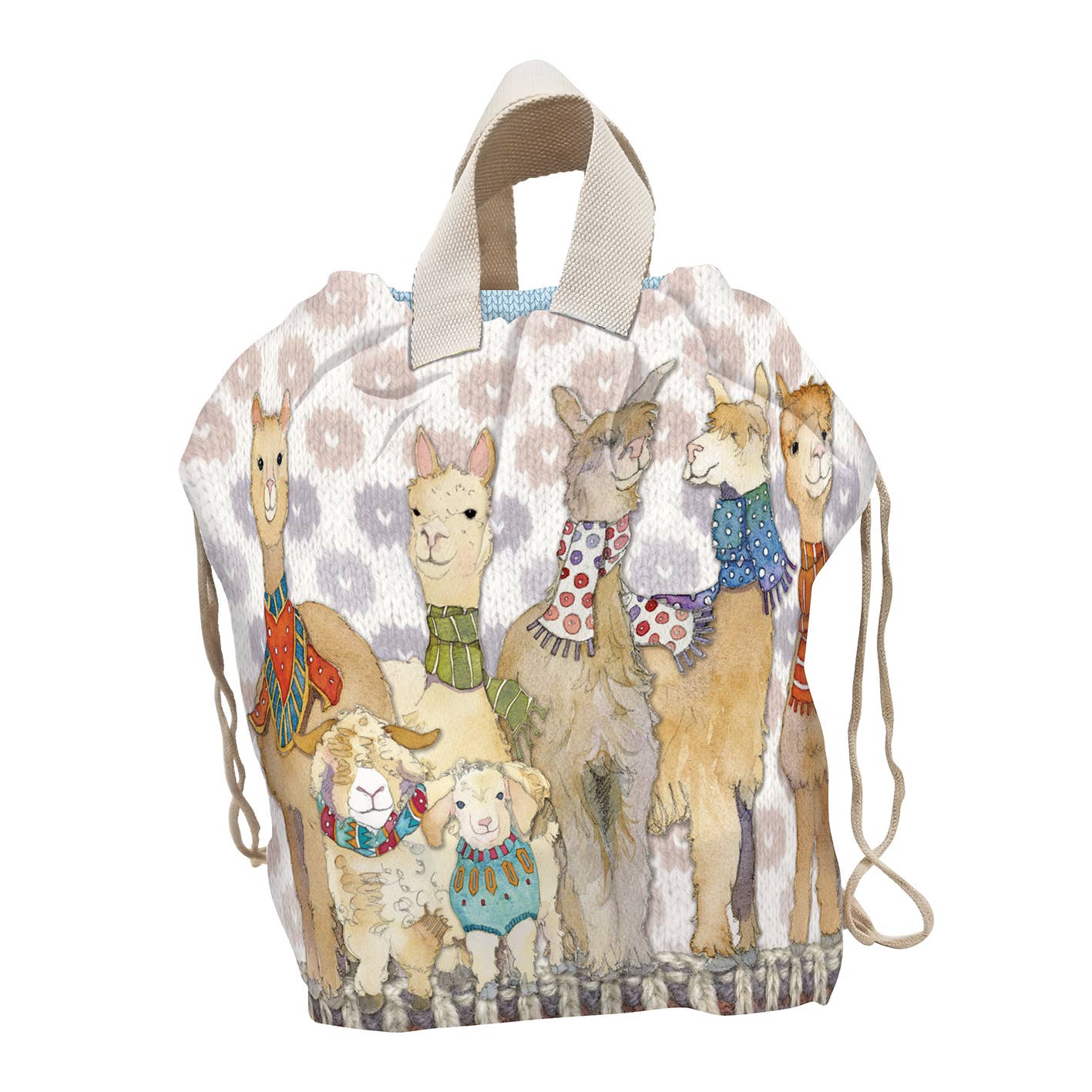 Grand sac seau "Alpaga & friends"