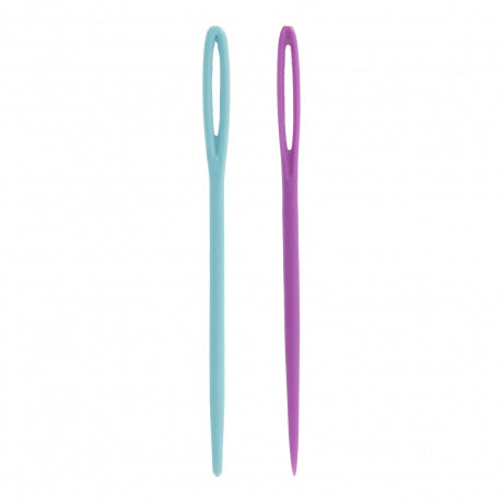 Aiguilles à laine en plastique x3