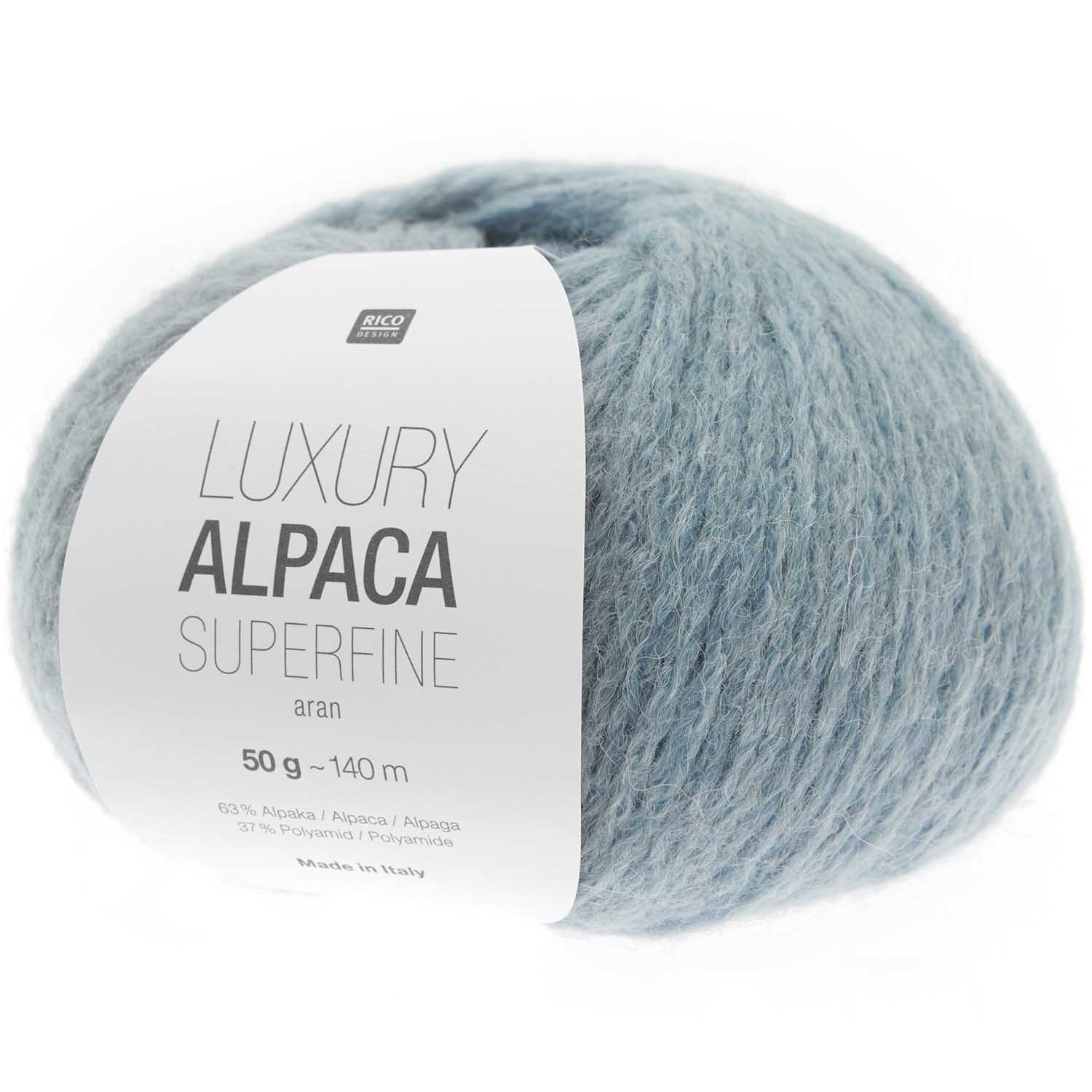 Rico Luxury Alpaca Superfine Aran 652 Mens Sweater Hat Scarf