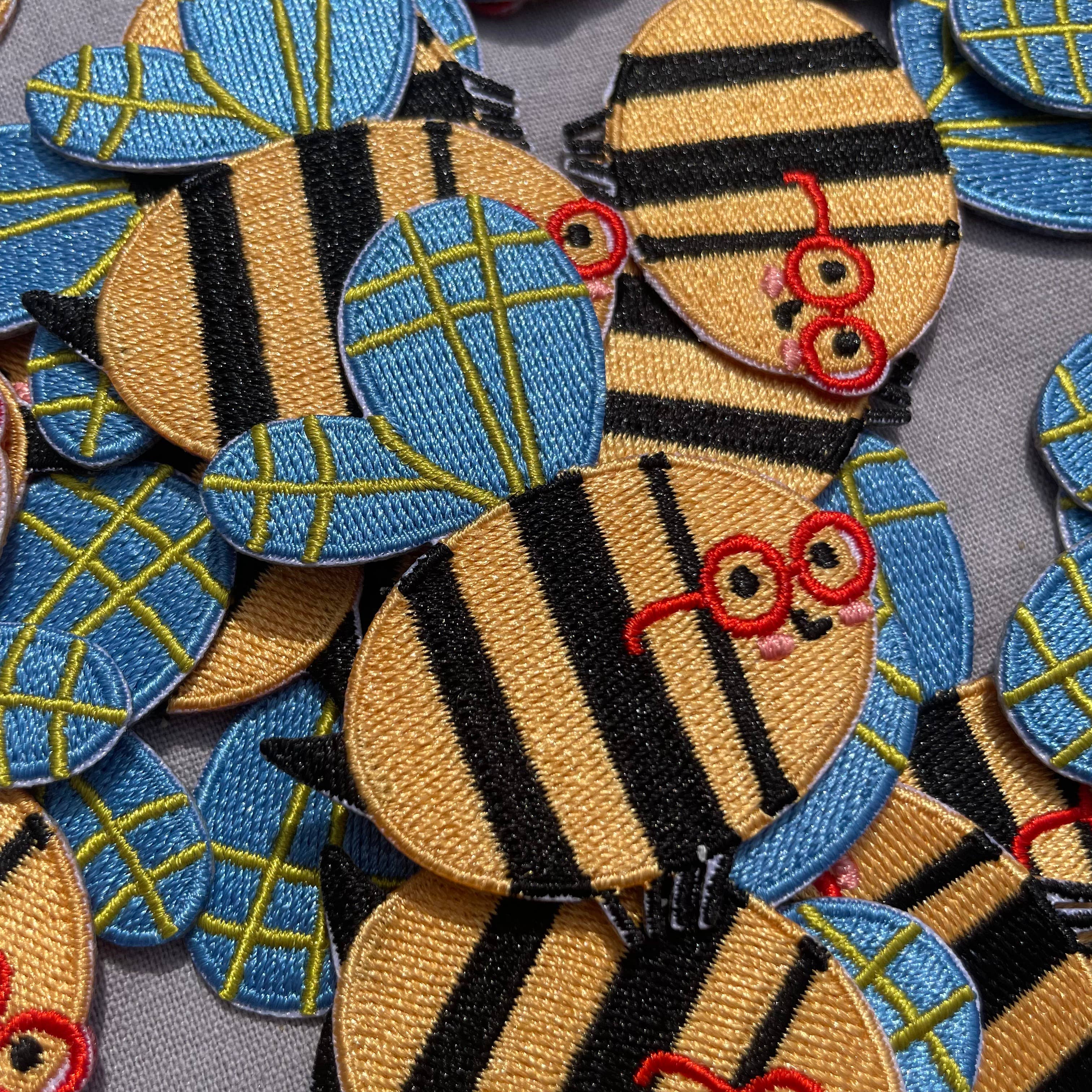 Abeille – Écusson thermocollant