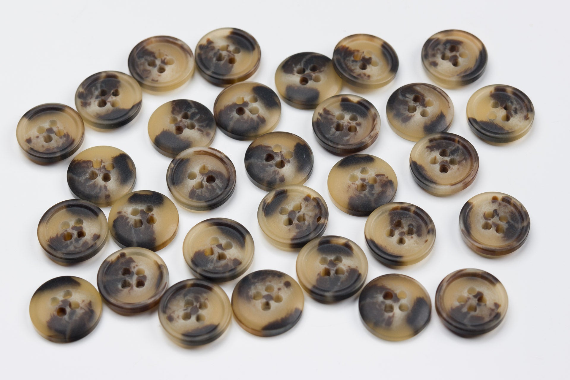Boutons 22 mm en bio résine