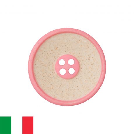 Boutons fantaisie mat bicolores