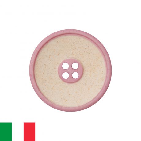 Boutons fantaisie mat bicolores
