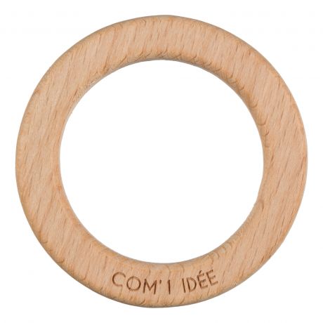 Anneaux de dentition en bois oiseau/coeur/lapin