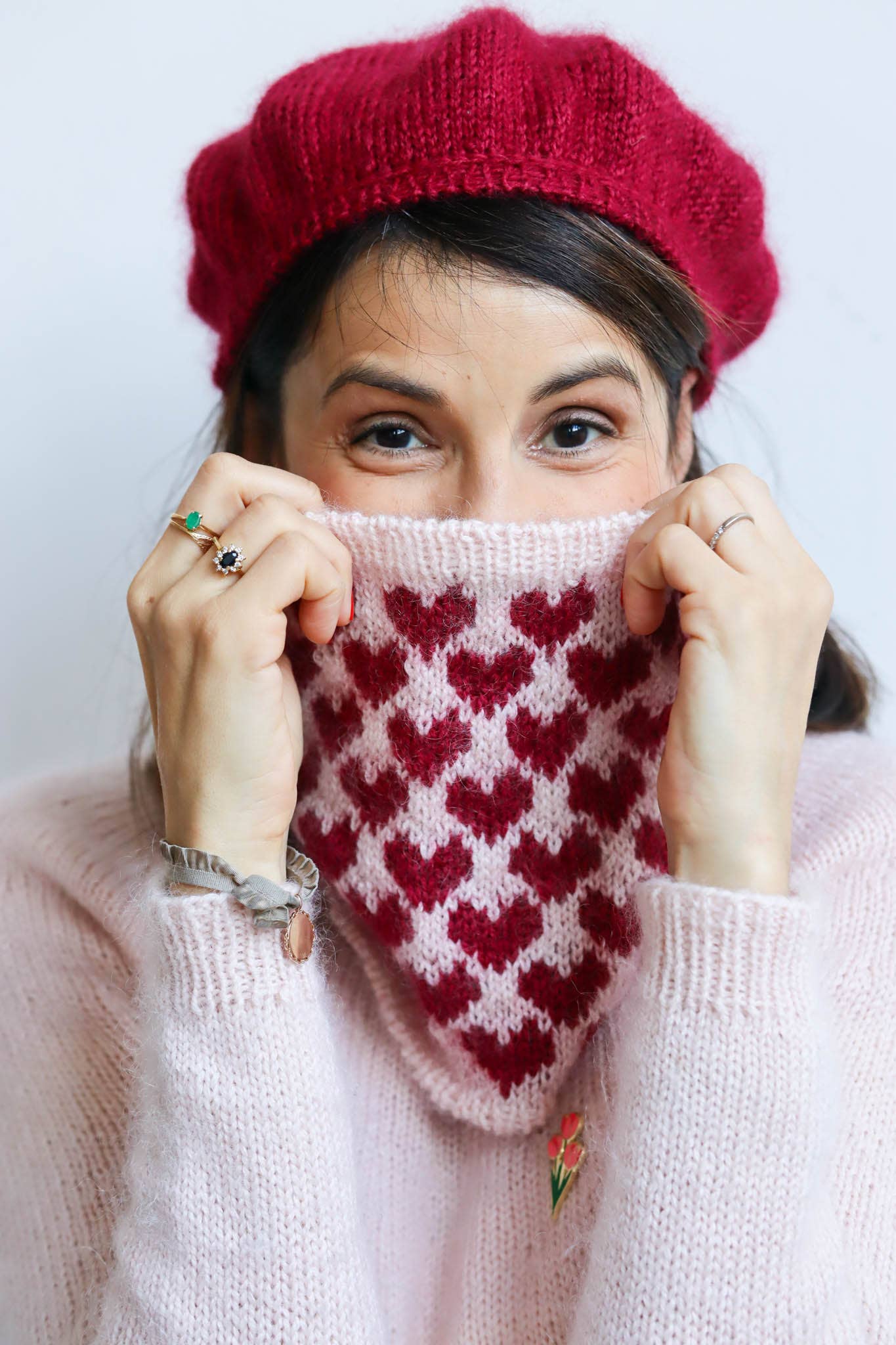Patron de tricot - Snood Amour
