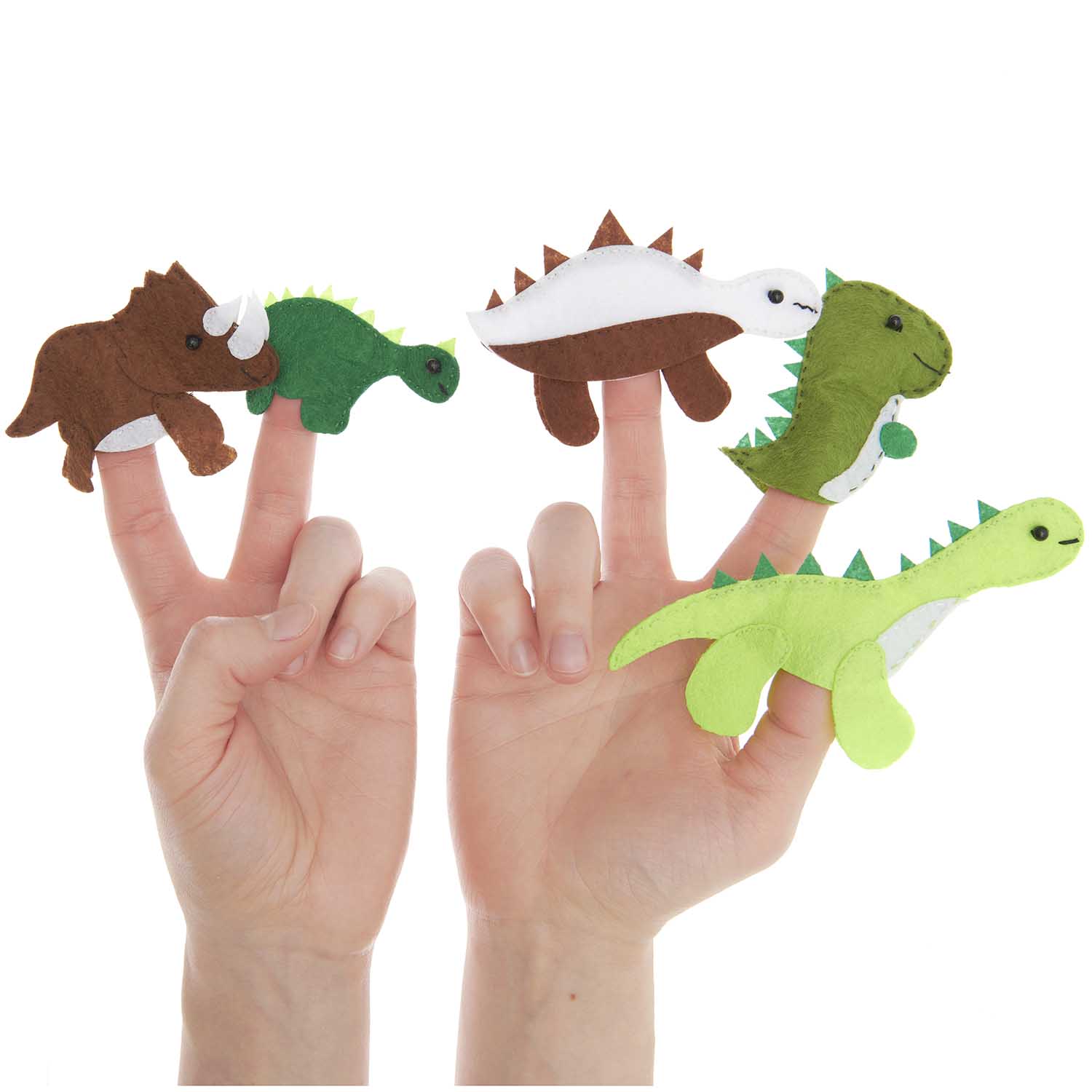 Kits DIY - Marionnettes à doigts DINO & Jungle