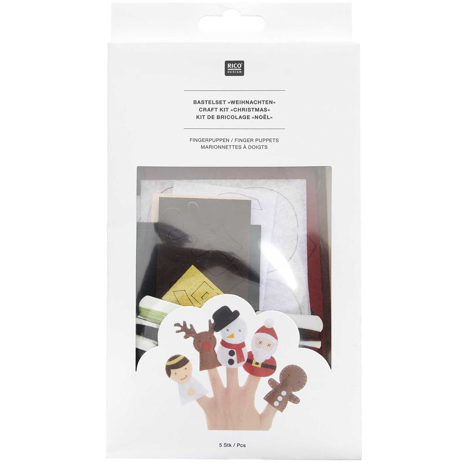 Kits DIY - Marionnettes à doigts NOËL