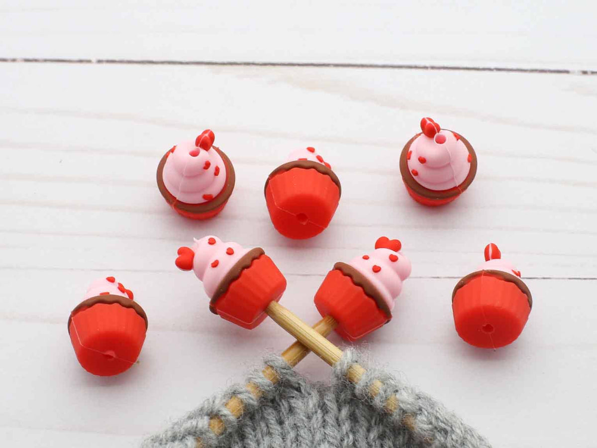 Cupcake Rose | Bouchons d'aiguilles