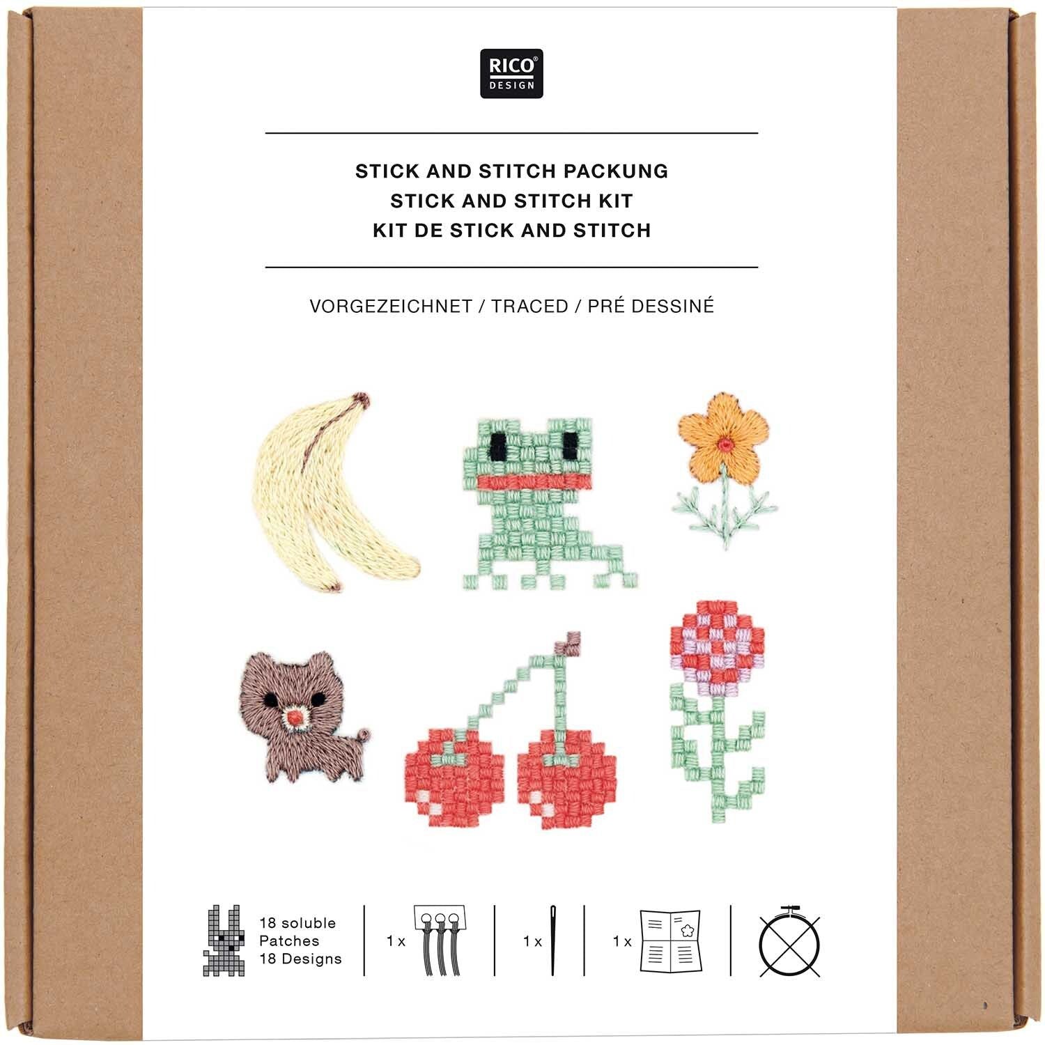 Stick and Stitch - broderie en patchs