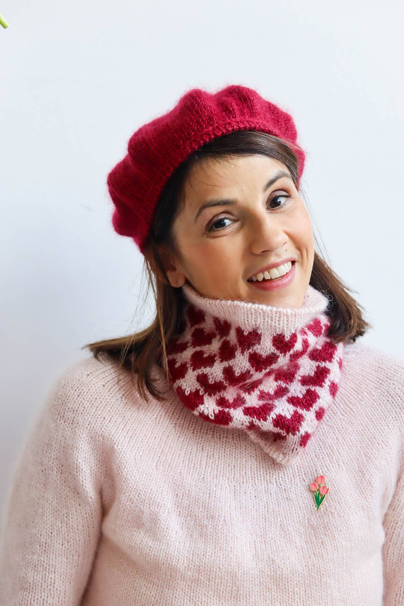 Patron de tricot - Snood Amour