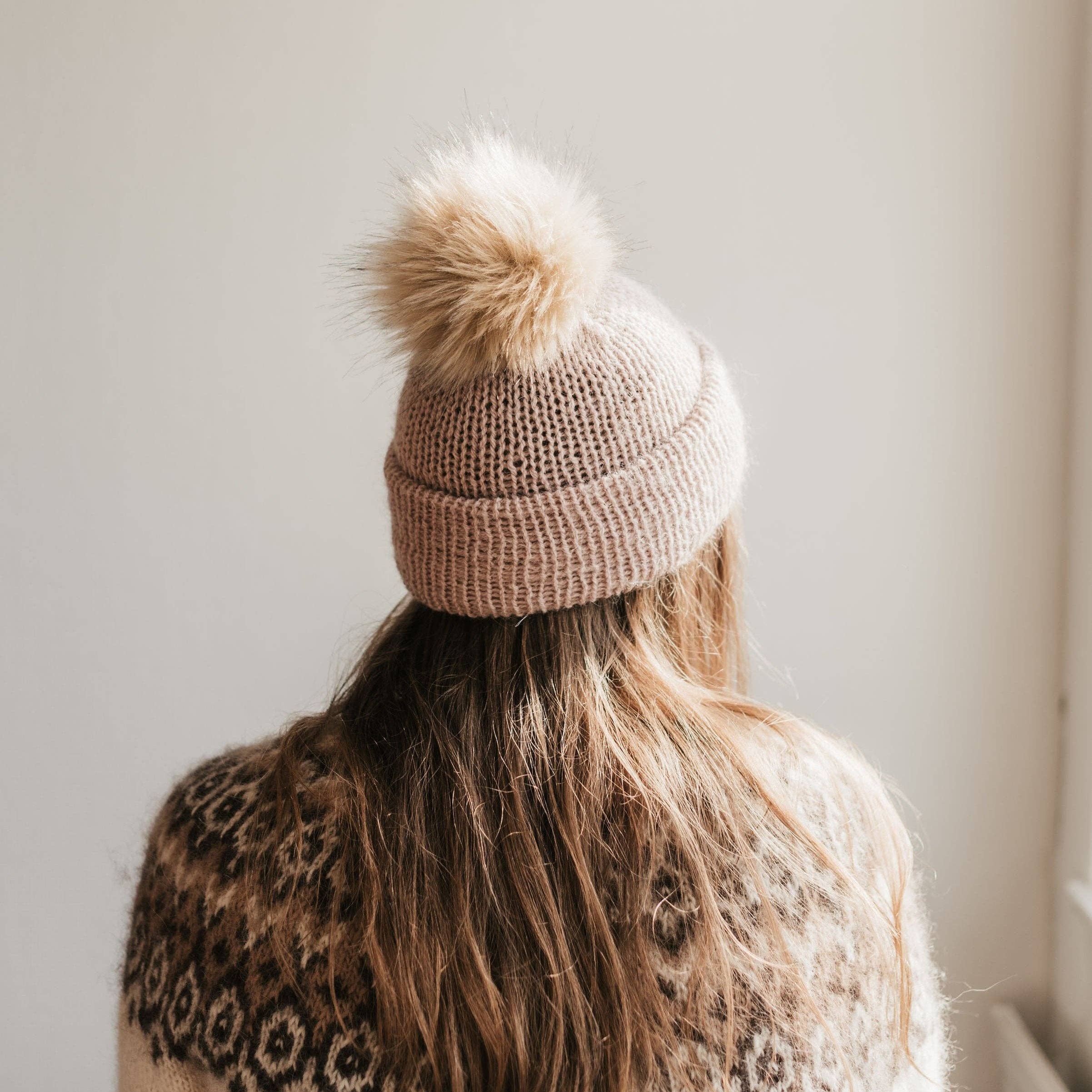 Pompon en fausse fourrure