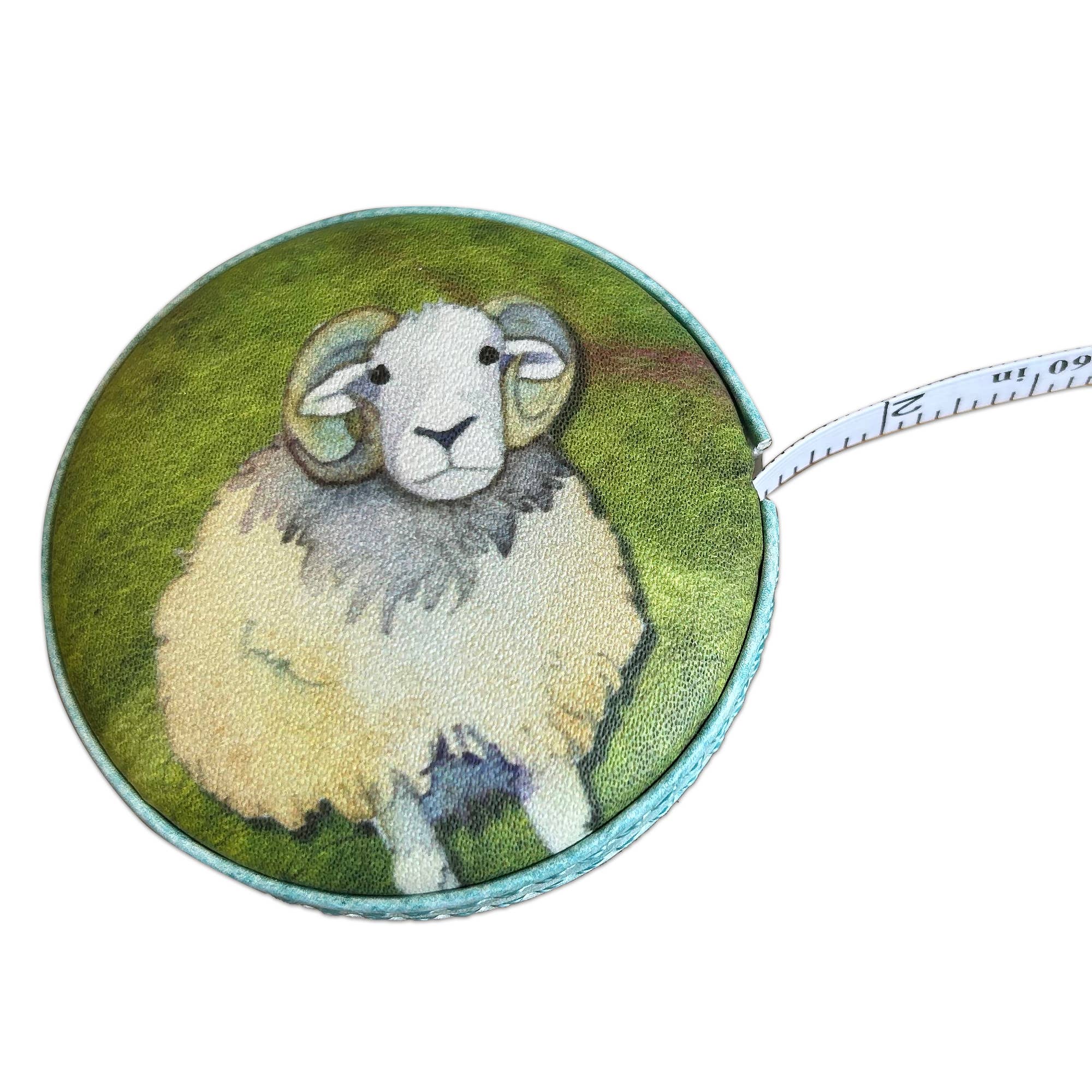 Mètre ruban en feutre motif mouton