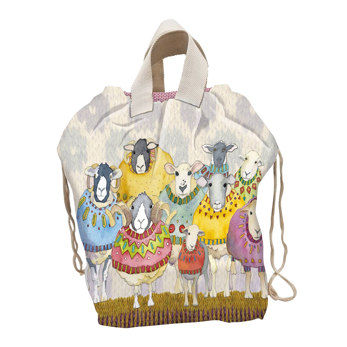 Grand sac seau « Sheep in Sweaters »
