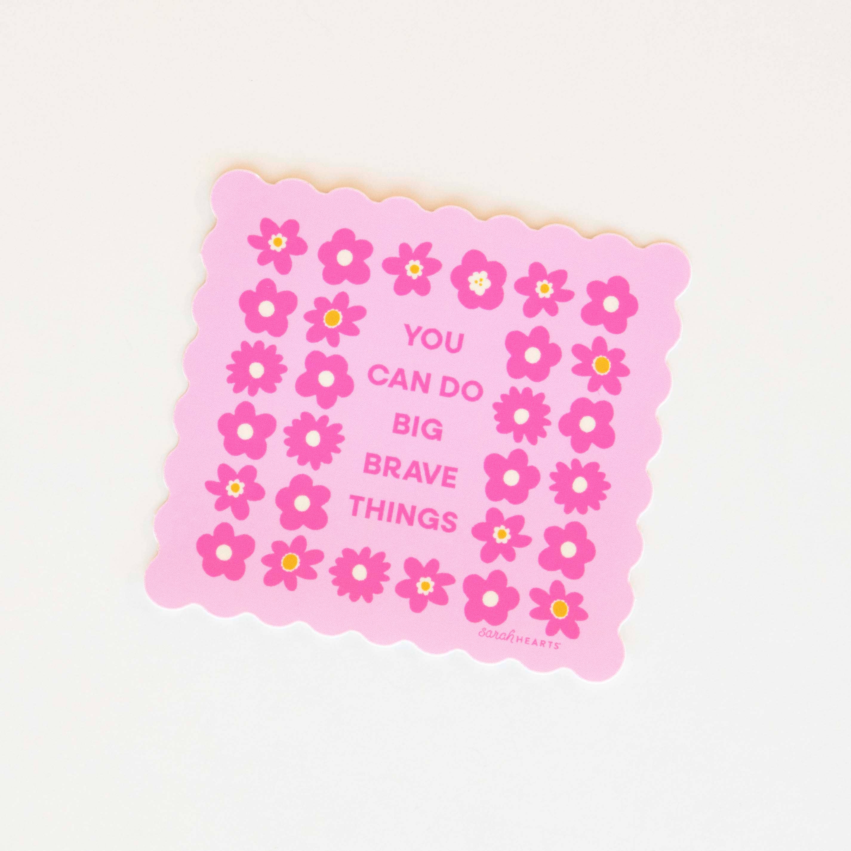 Autocollant «Big brave things»