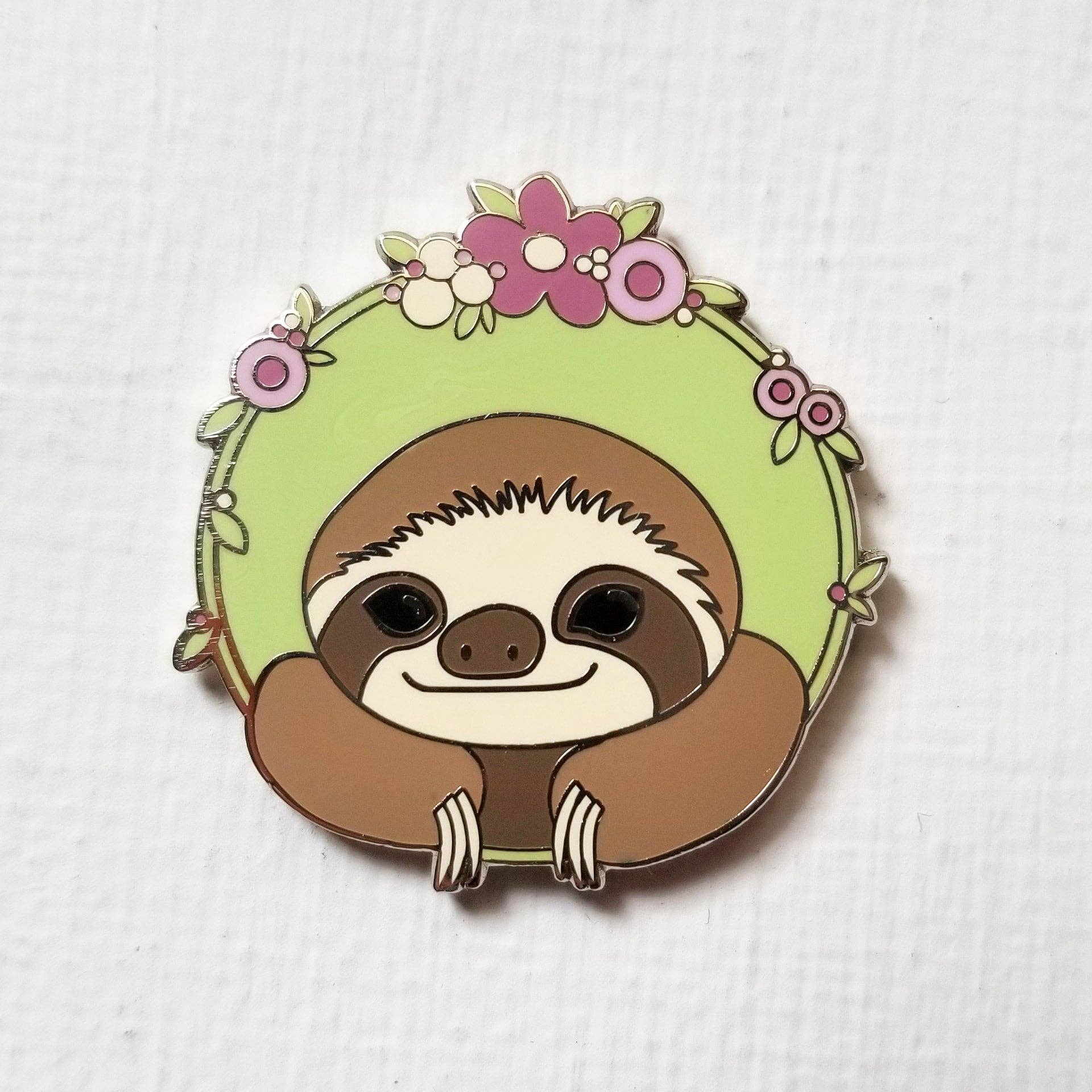Porte-aiguille aimanté Happy Sloth