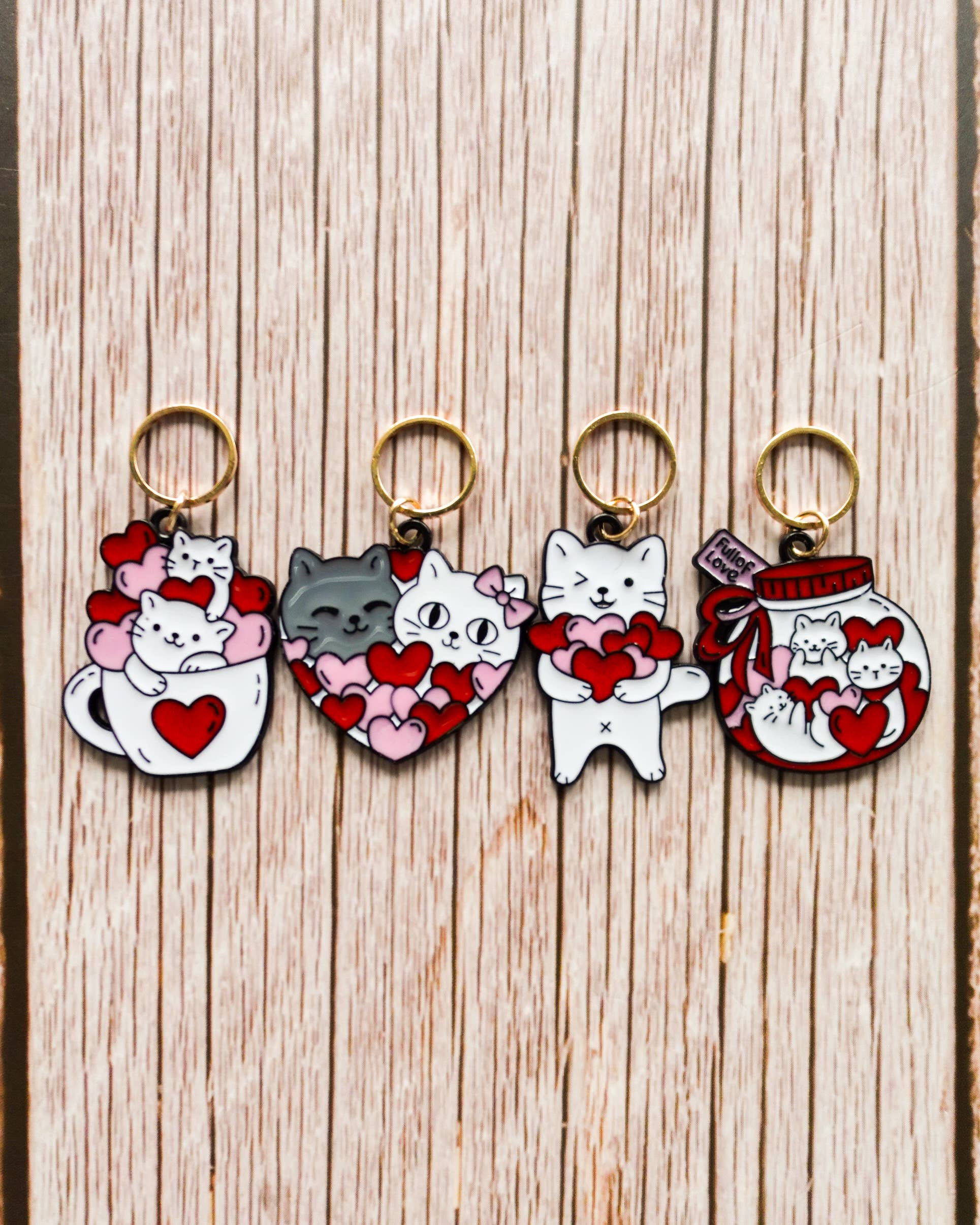 Chats coeur #3 - Anneaux marqueurs