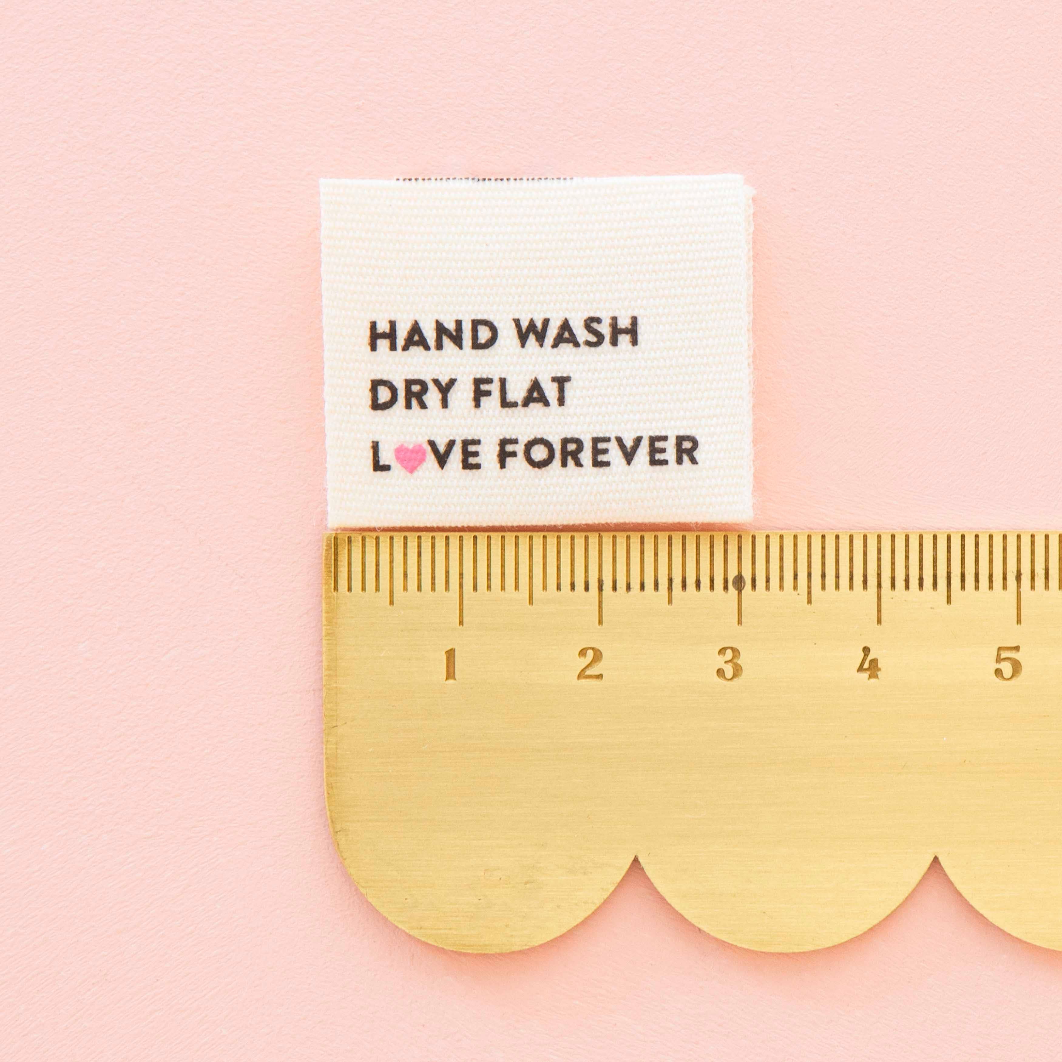 Etiquettes à coudre pour tricots - Hand Wash