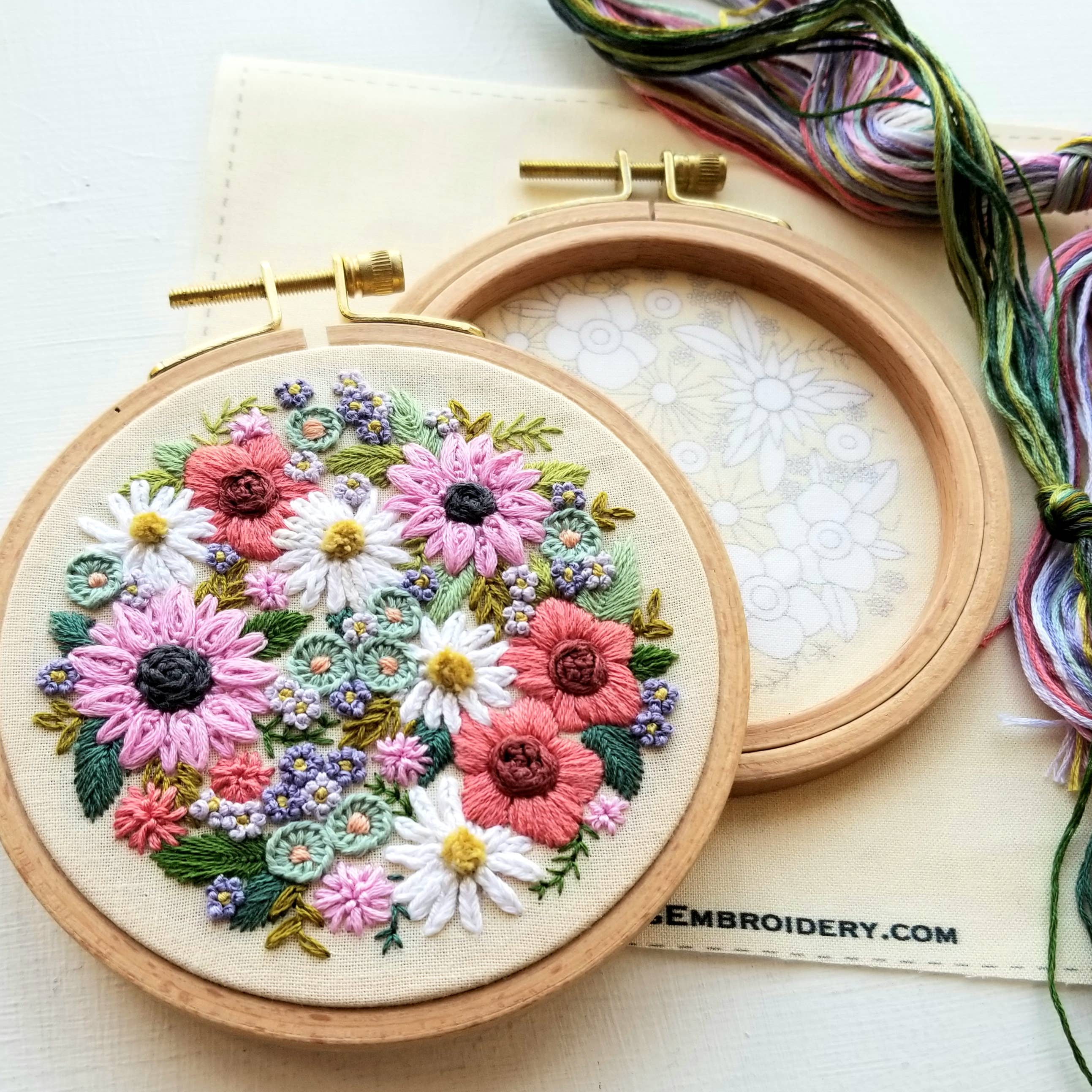 Kit de broderie Wildflower Sampler